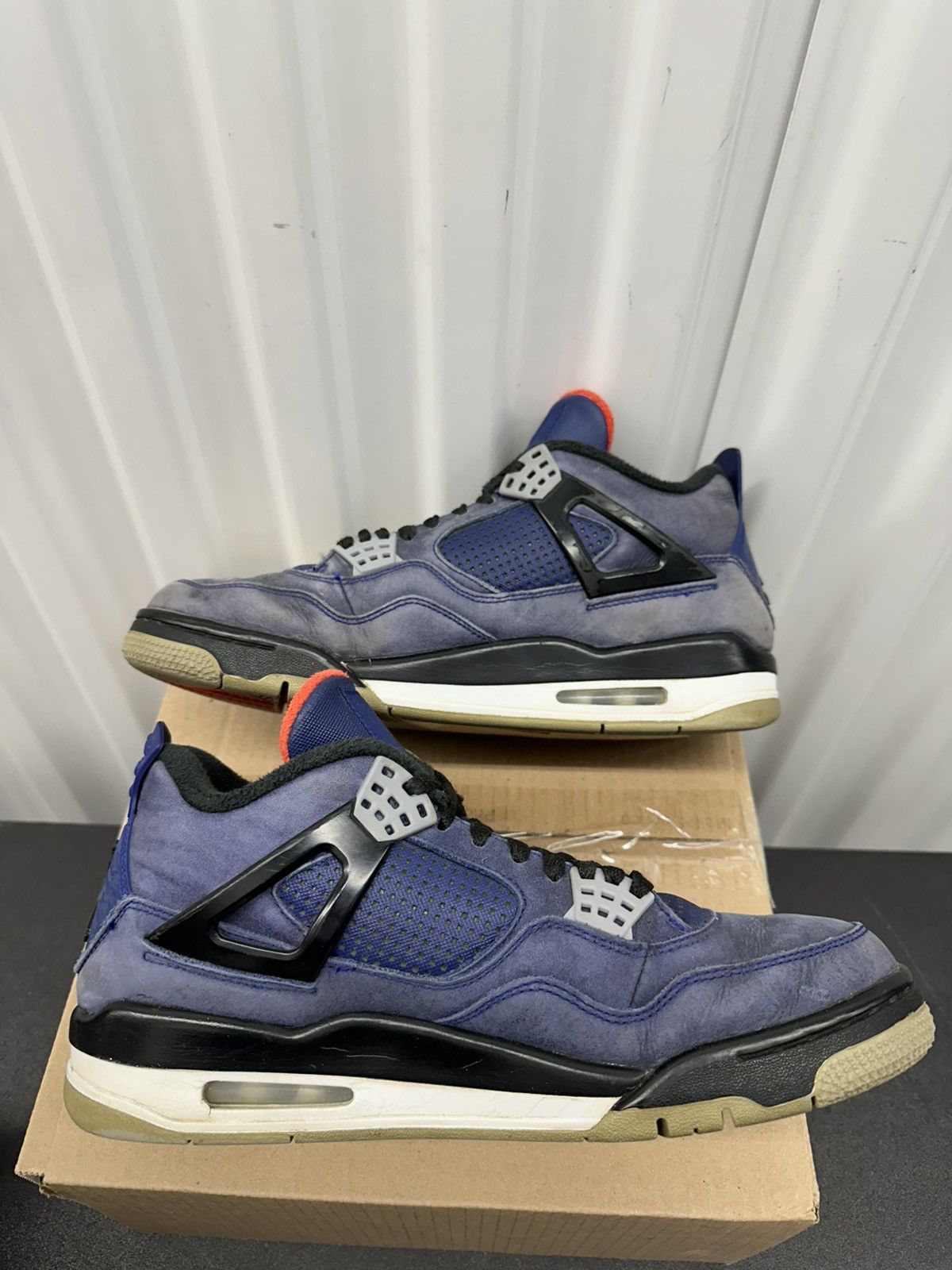 Jordan Brand Nike Jordan Retro 4 Winter Loyal Blue CQ9597401 Size 10.5 Size US 10.5 / EU 43-44 - 4 Thumbnail