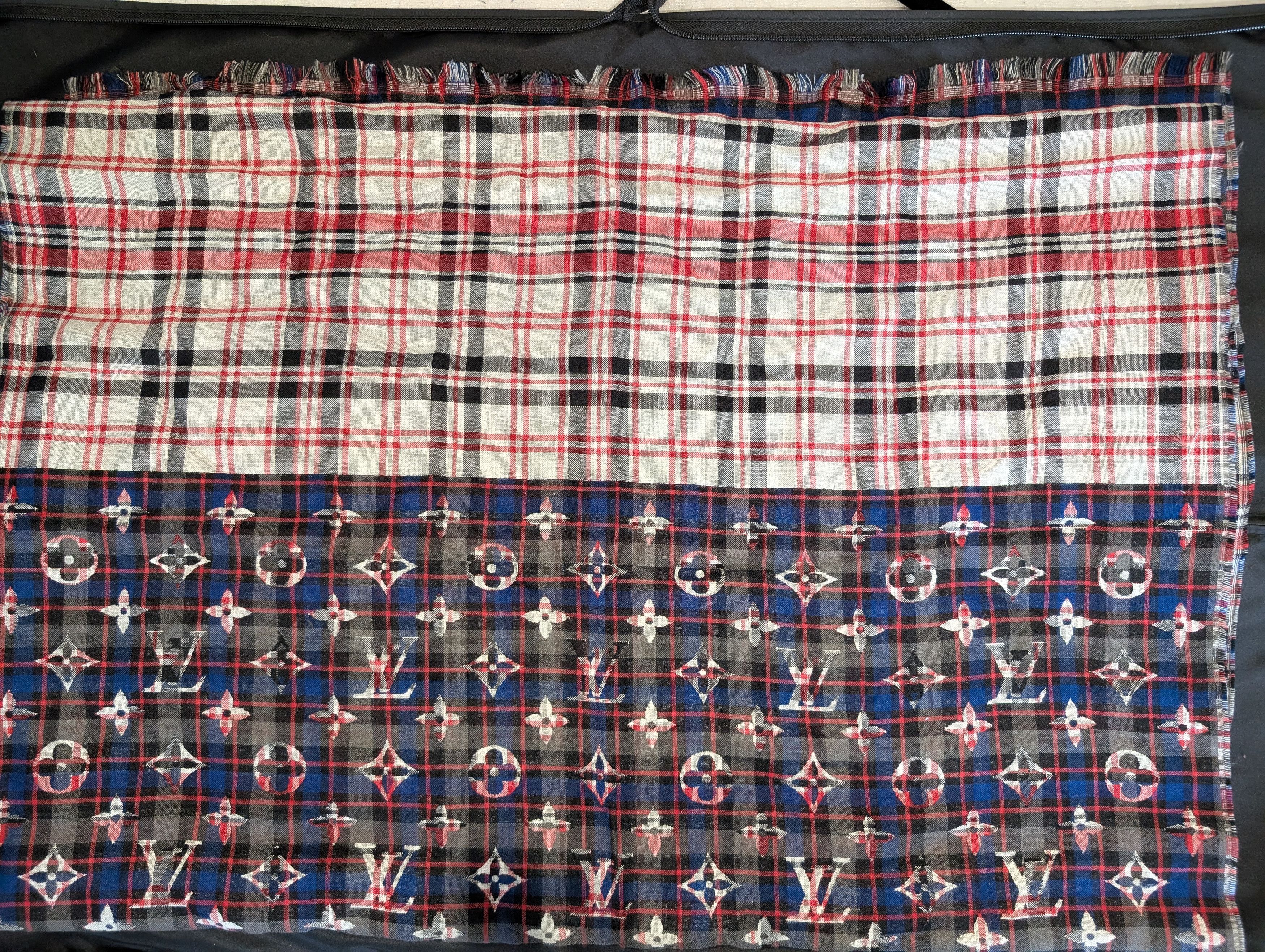 Louis Vuitton LOUIS VUITTON LV MONOGRAM BLUE/RED/WHITE - Size ONE SIZE - 5 Thumbnail