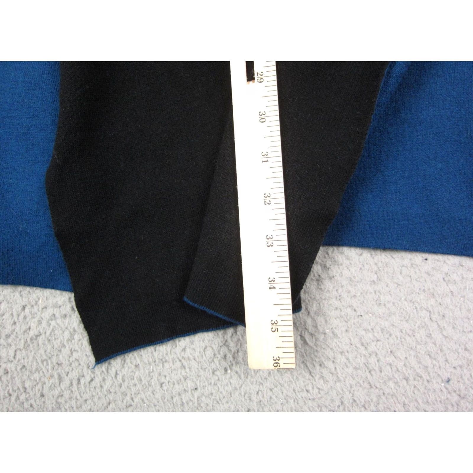 Royal Robbins Royal Robbins Cardigan Sweater Womens Medium Black Blue Merino Wool Ladies 80s 90s Size M / US 6-8 / IT 42-44 - 7 Thumbnail