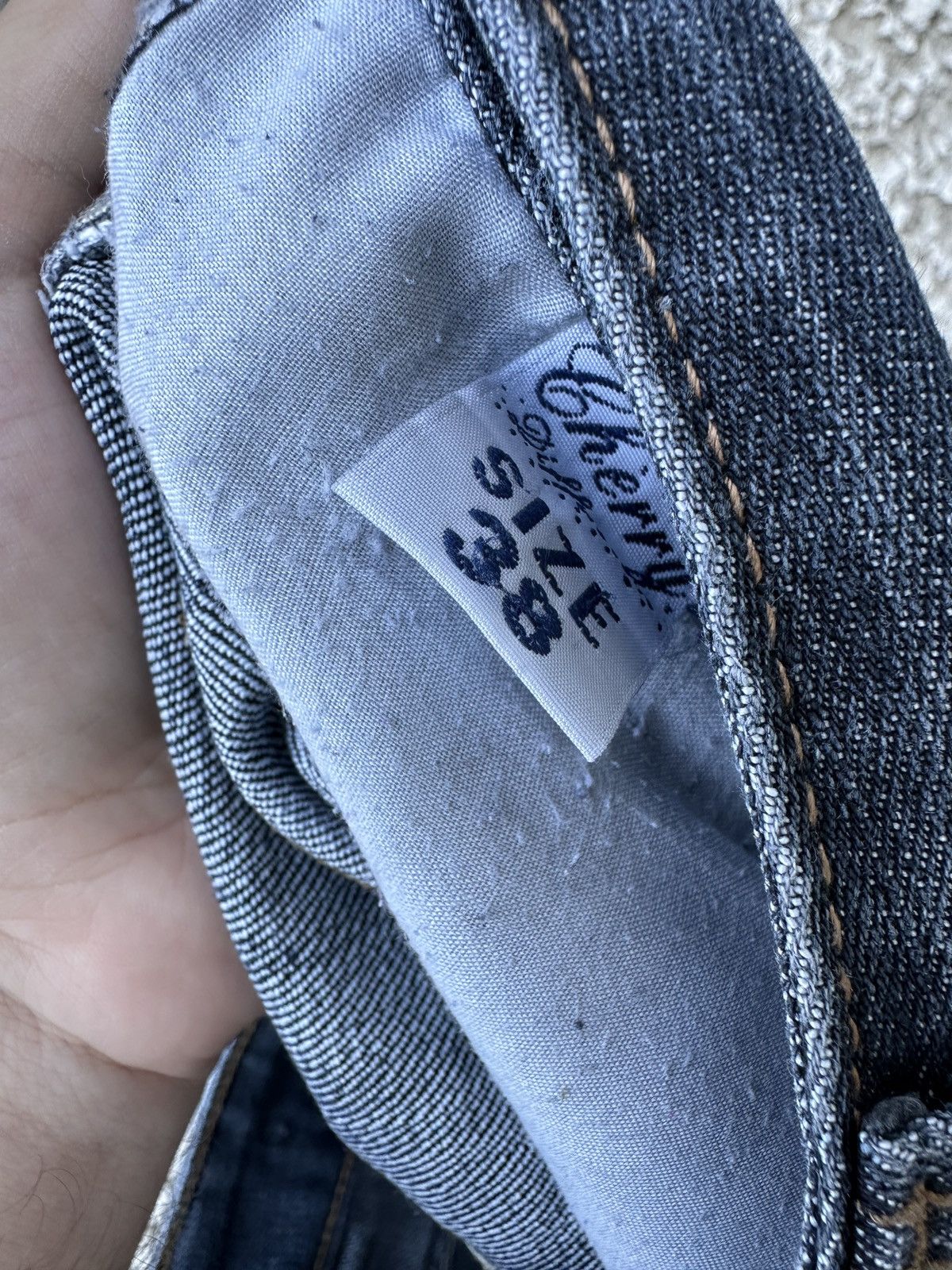 Vintage Vintage Cherry diffusion y2k emroided jeans denim Size 27" / US 4 / IT 40 - 6 Thumbnail