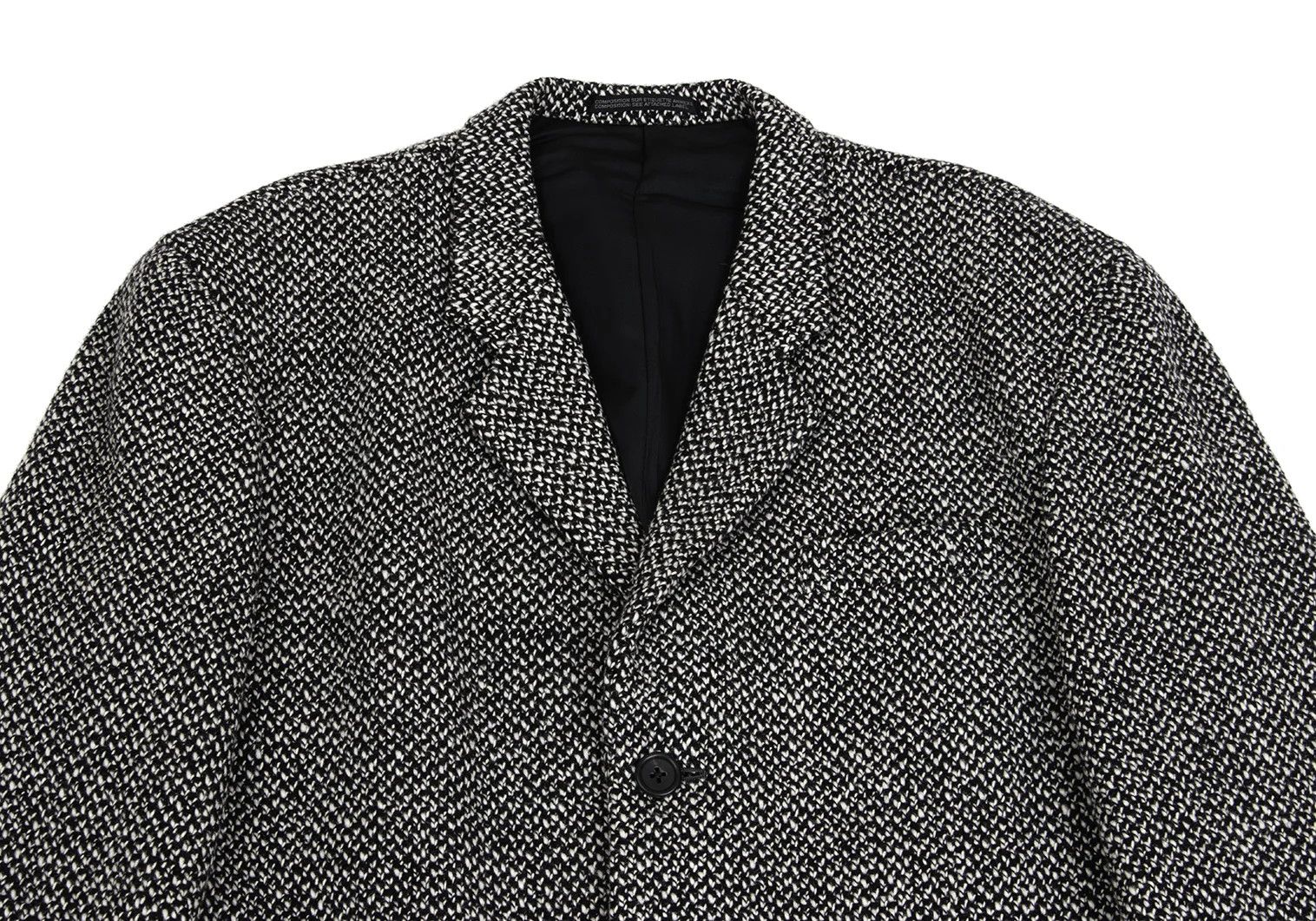 Yohji Yamamoto Yohji Yamamoto Wool T Notched Lapel Jacket Size US M / EU 48-50 / 2 - 2 Thumbnail