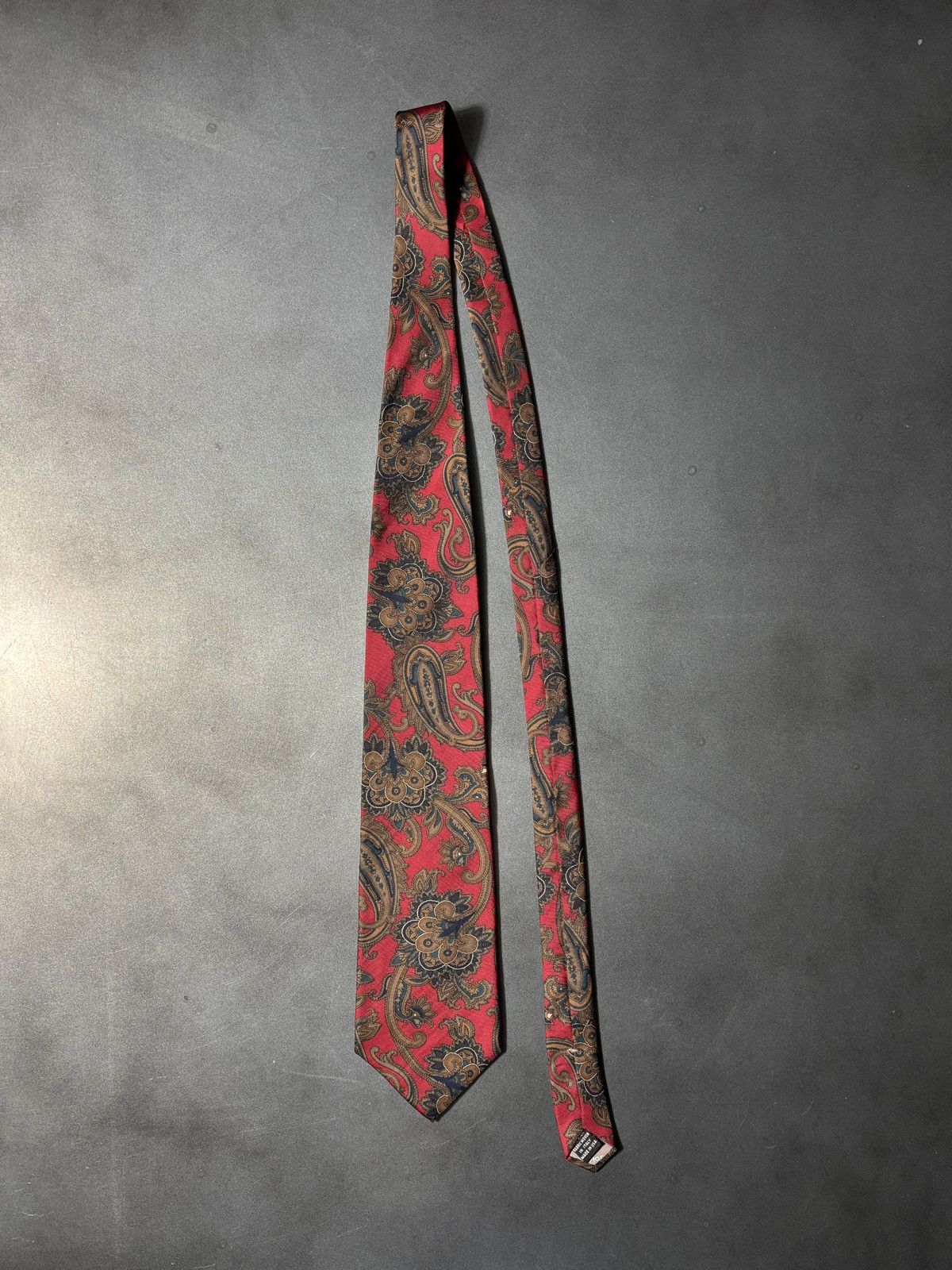 Christian Dior Monsieur Vintage Christian Dior Tie 1990s Silk Necktie Paisley USA Size ONE SIZE - 1 Thumbnail