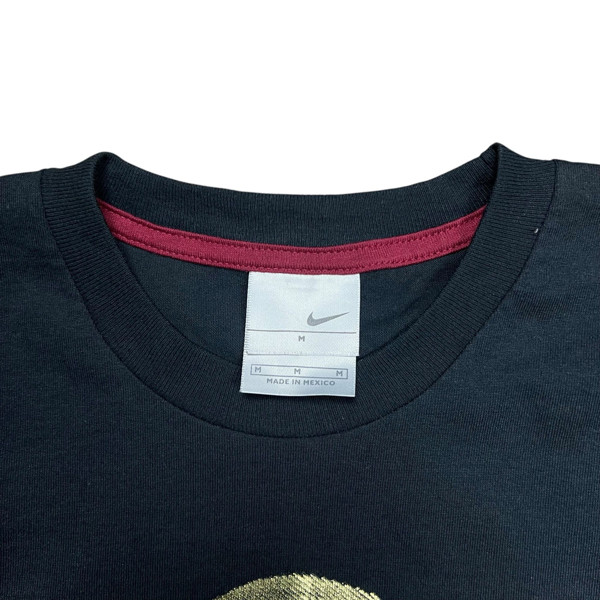 Nike Vintage Y2K Nike Put On Your Gameface Gold Mask T-Shirt - M Size US M / EU 48-50 / 2 - 3 Thumbnail