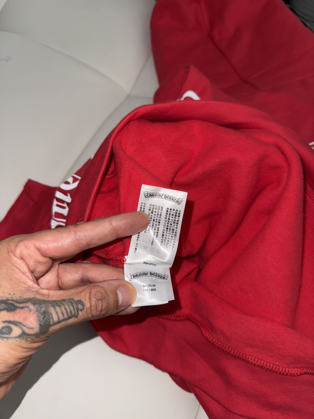 Chrome Hearts Chrome hearts logo hoodie Size US M / EU 48-50 / 2 - 7 Thumbnail