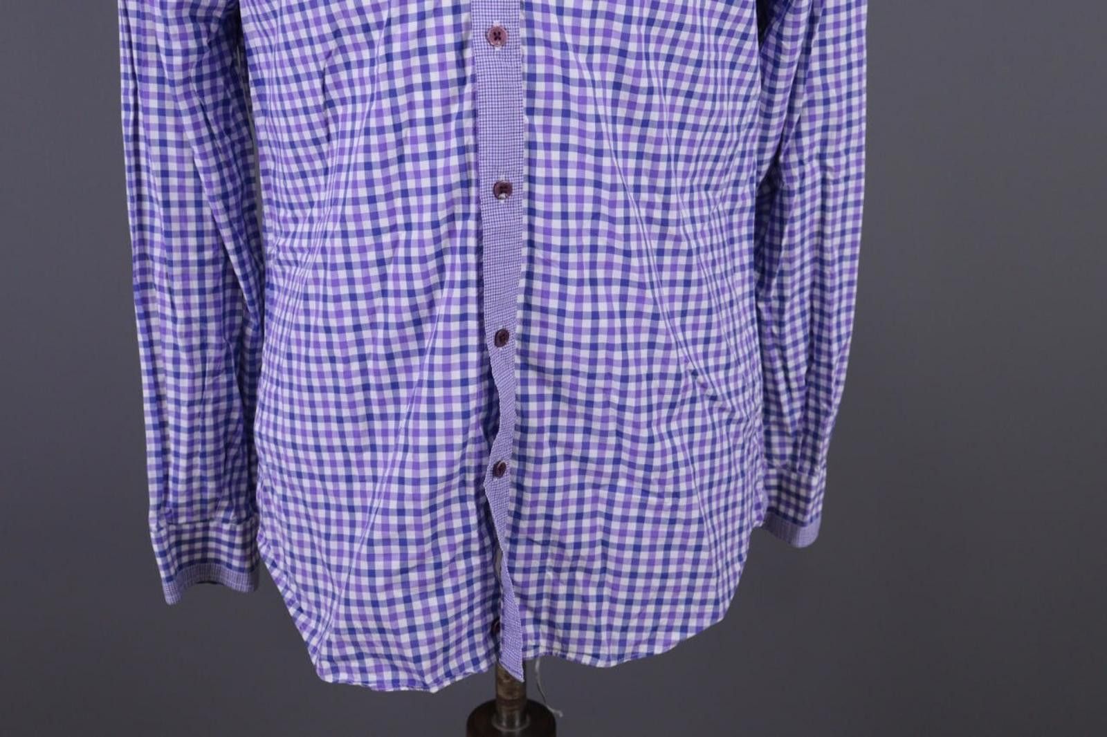 Etro Etro Luxury Multicolor Check Button Down Shirt Size 42 Size US M / EU 48-50 / 2 - 3 Thumbnail