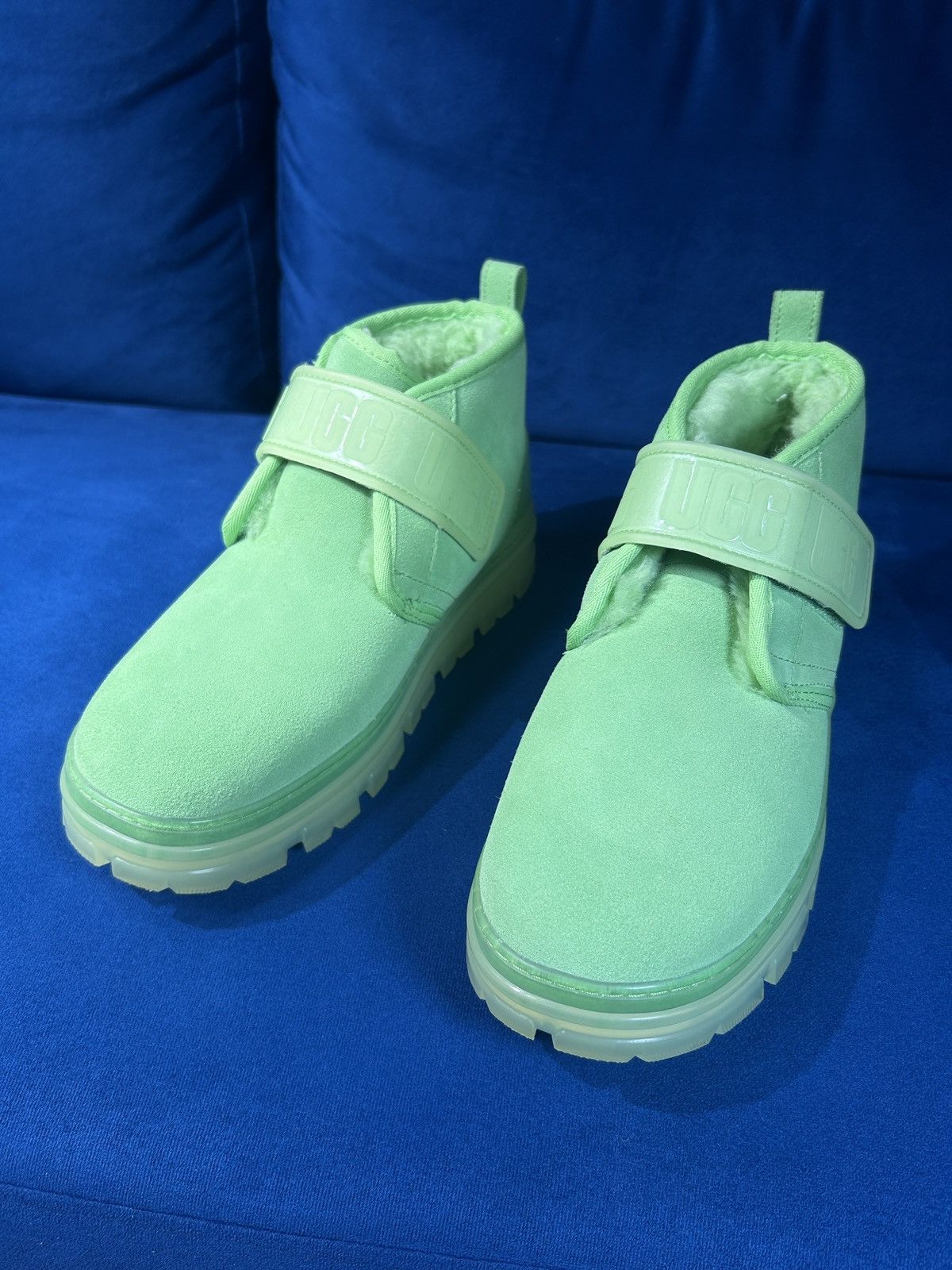 Ugg NEW UGG Nuemel Neon Green Chukka Suede Boots Women's Size 9 Size US 9 / IT 39 - 5 Thumbnail