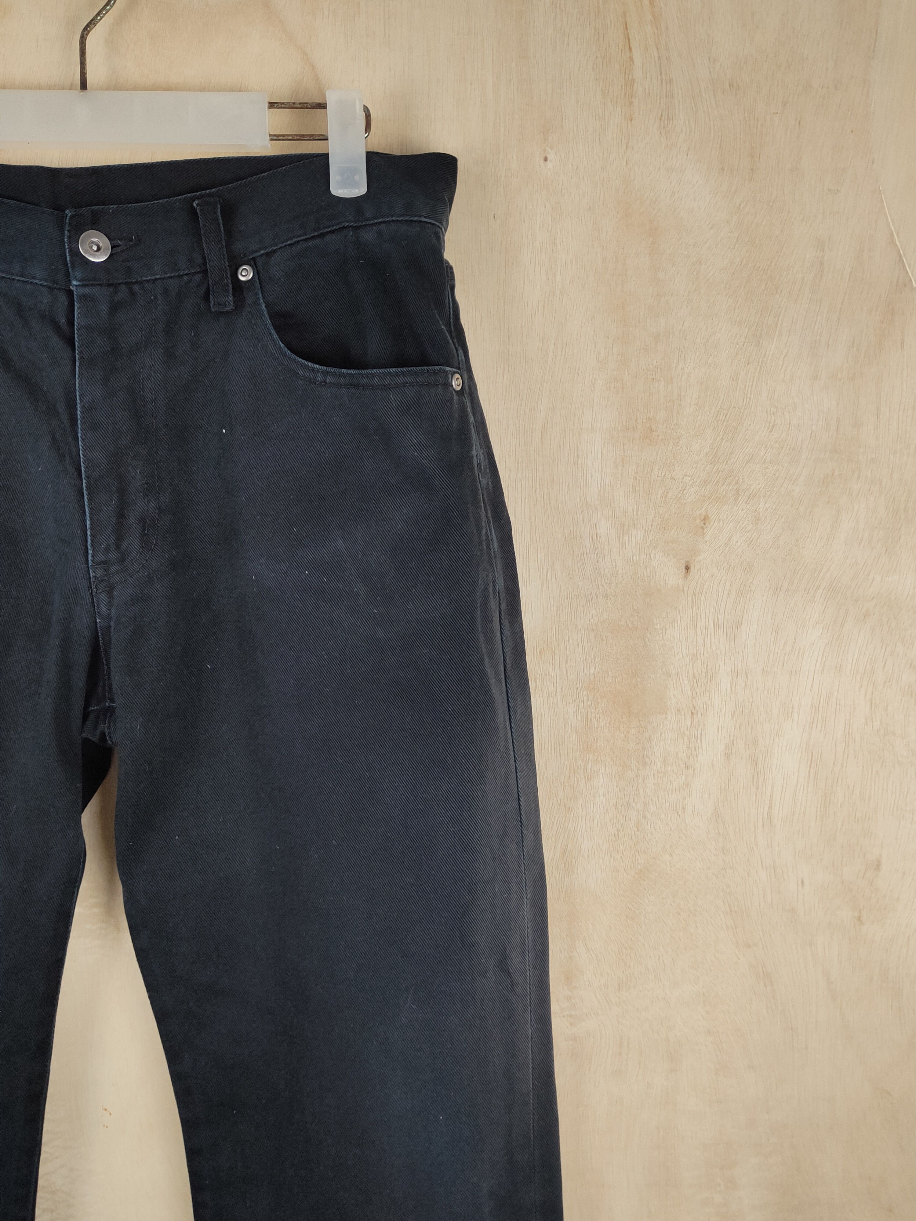 Japanese Brand Japanese Brand Black Distressed Ripped Jeans #S2489 Size US 32 / EU 48 - 5 Thumbnail