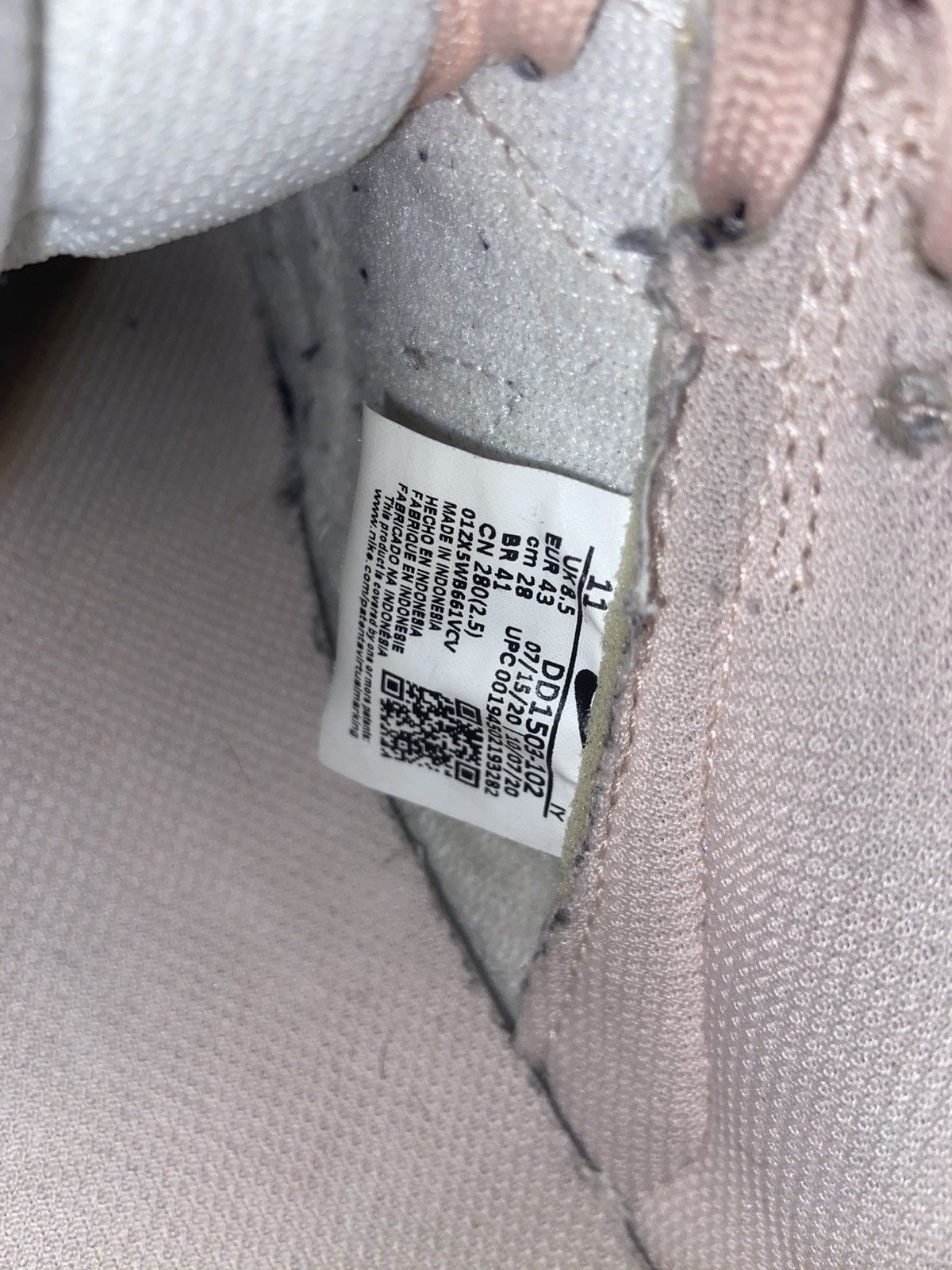 Nike Nike dunks pink & white Size US 11 / IT 41 - 8 Thumbnail