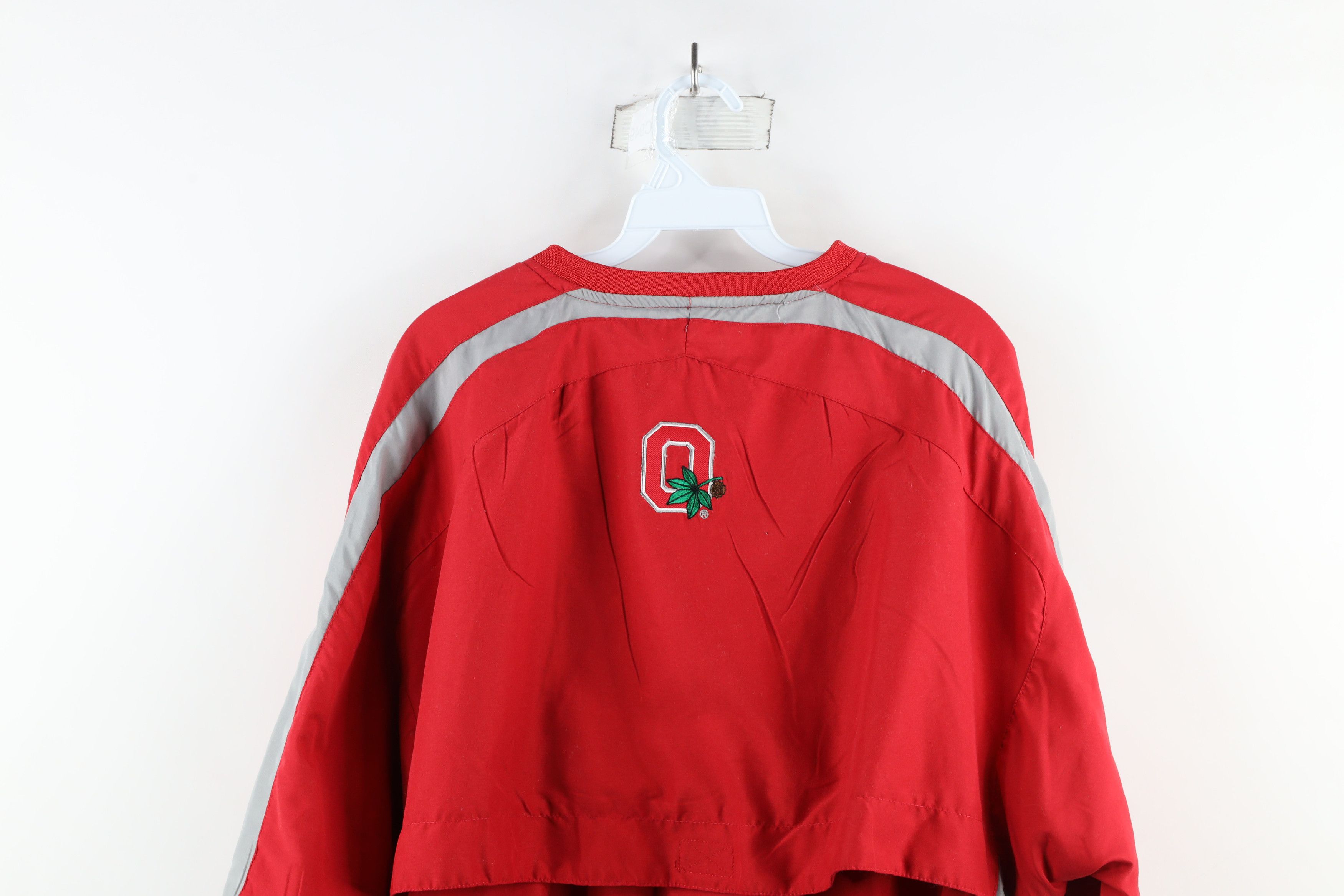 Vintage Vintage State University Short Sleeve Half Zip Jacket Red Size US XL / EU 56 / 4 - 12 Thumbnail