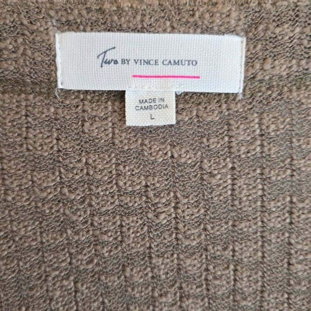 Vince Camuto Vince Camuto Olive Green Button Up Cardigan Size L Size L / US 10 / IT 46 - 4 Thumbnail
