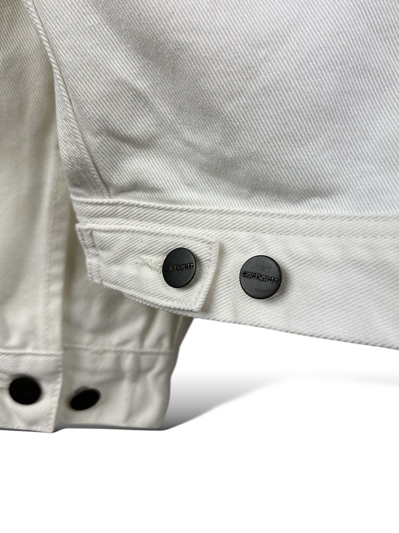 Carhartt Wip Carhartt WIP Saledo White Chore Jacket Canvas Button Front Size US XL / EU 56 / 4 - 23 Thumbnail