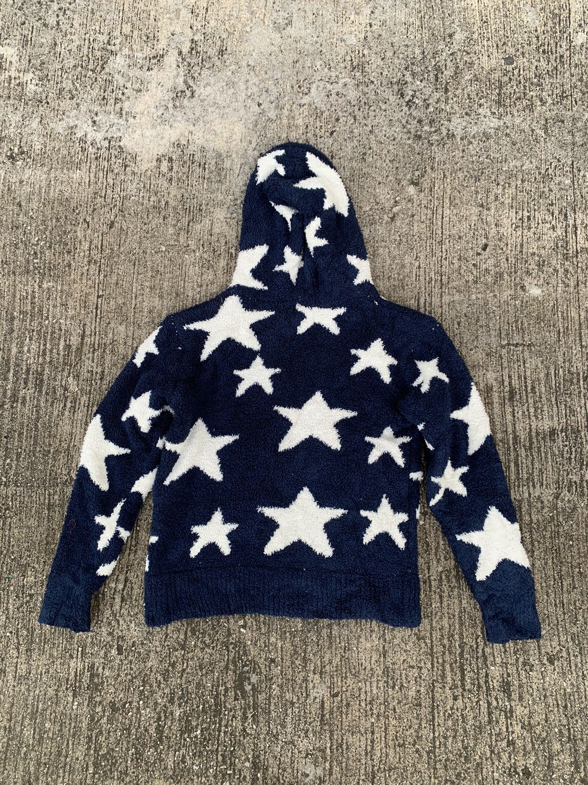 If Six Was Nine × Japanese Brand × MOUSSY Azul by moussy multistar fleece hoodie Size S / US 4 / IT 40 - 5 Thumbnail