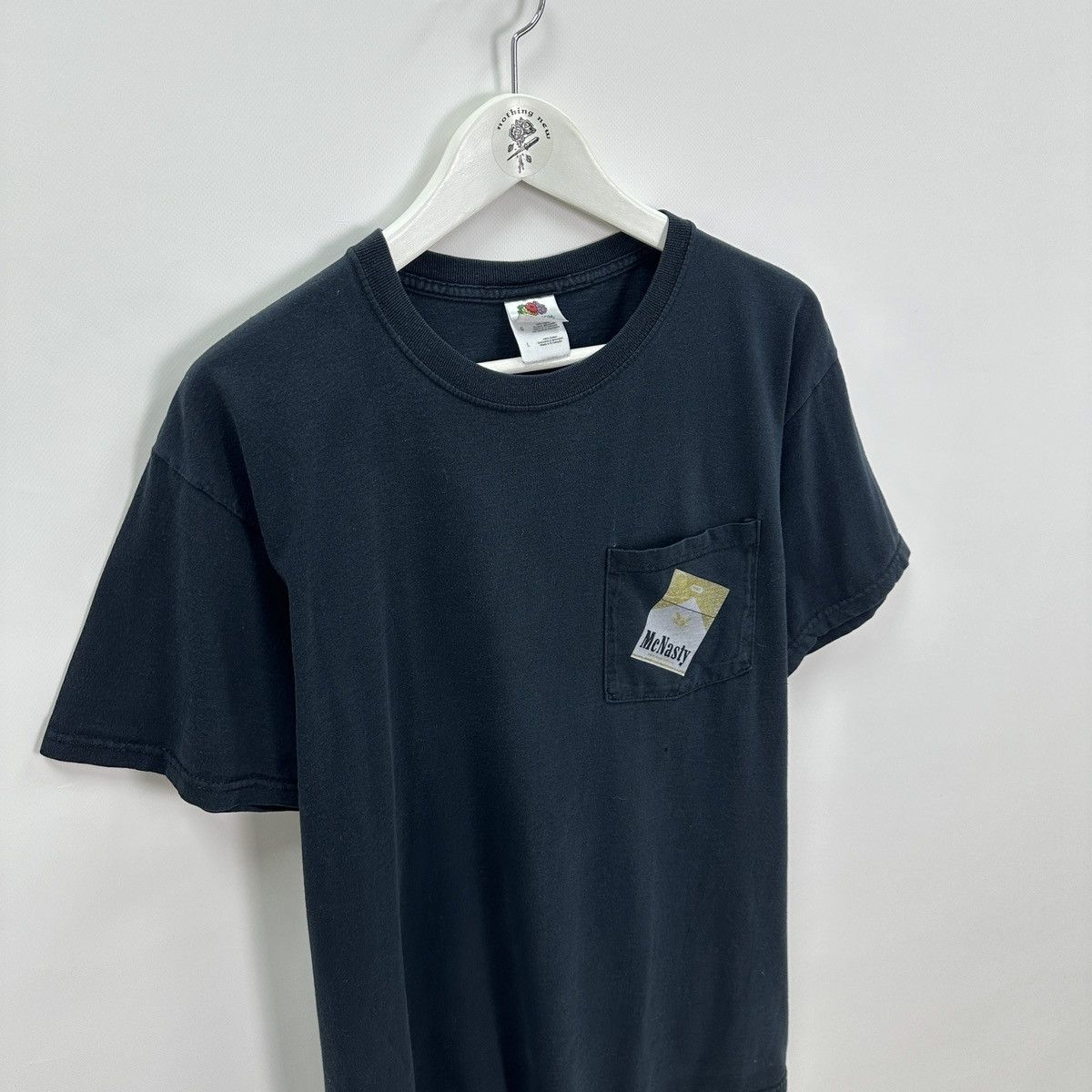 Band Tees Vintage 00s Mark Mcnairy New Amsterdam Cigarette pocket tee Size US L / EU 52-54 / 3 - 4 Thumbnail