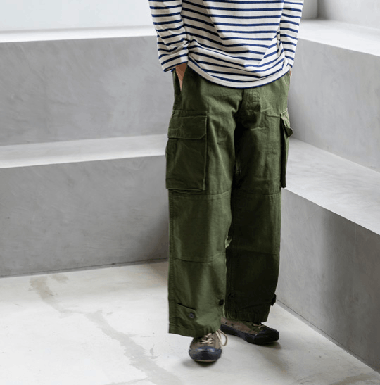 Japanese Brand Outil Pantalon Blese Olive Size US 32 / EU 48 - 1 Thumbnail
