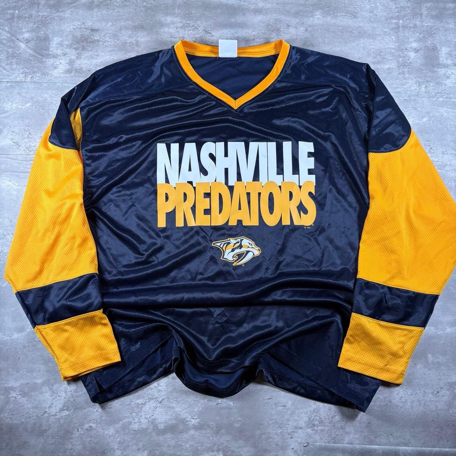 NHL Y2K Nashville predators hockey jersey Size US XL / EU 56 / 4 - 1 Thumbnail