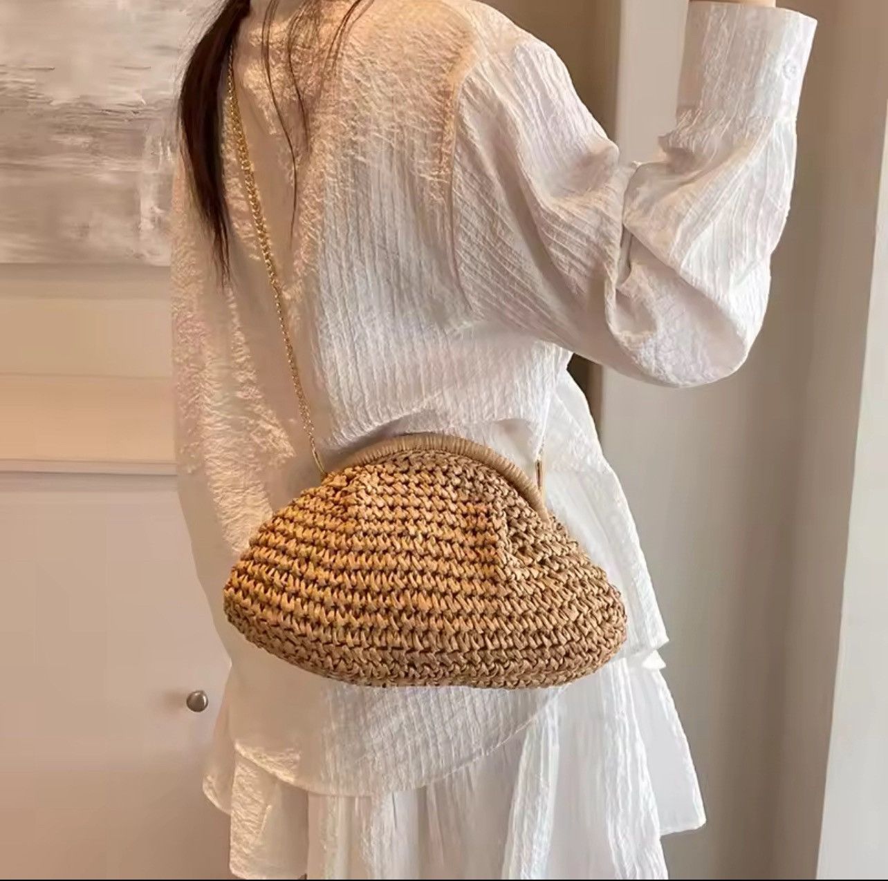 Japanese Brand × Vintage Summer Weaving Crossbody Bag Size ONE SIZE - 1 Thumbnail