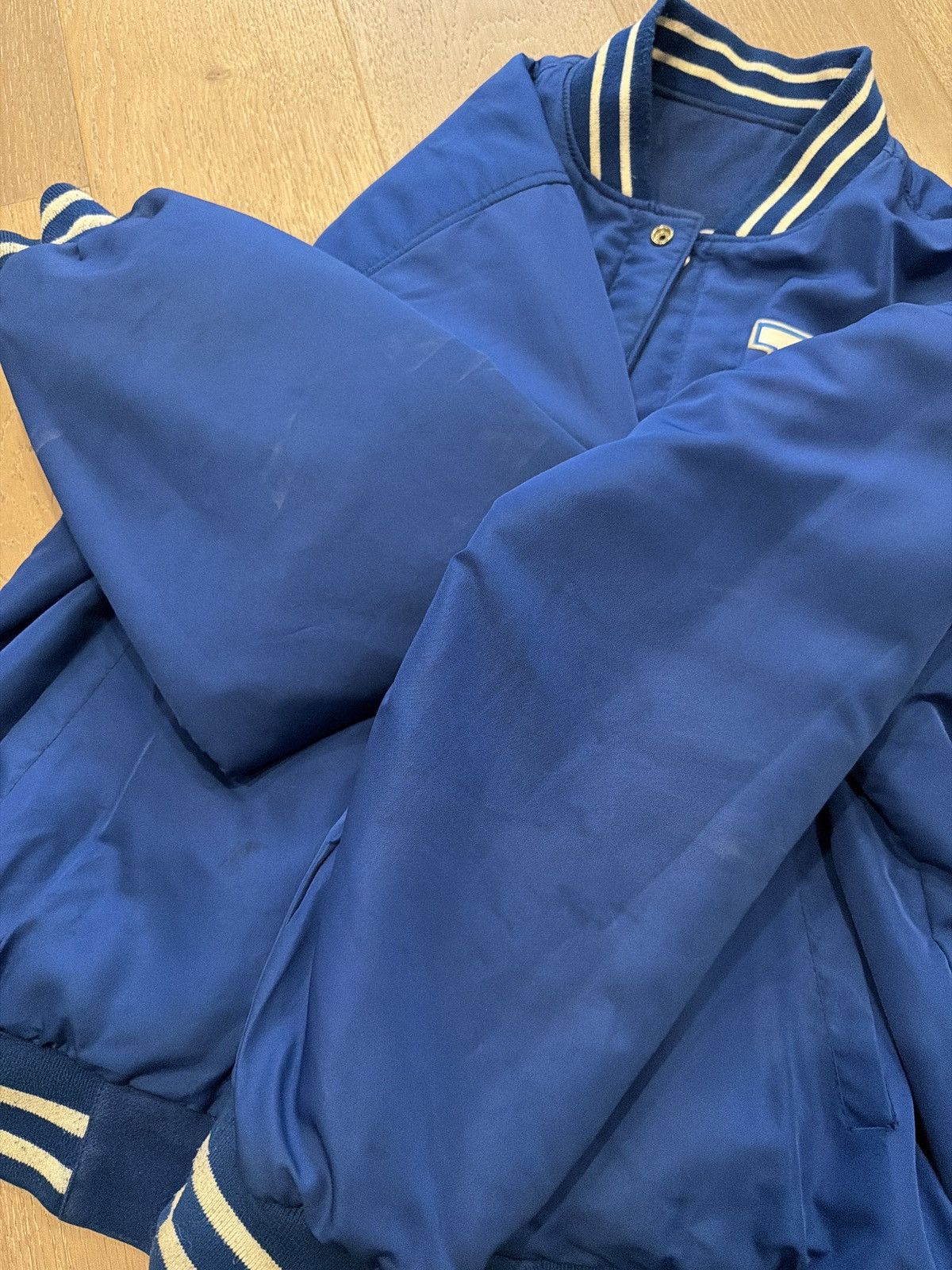 Jeff Hamilton Vintage JH Los Angeles Dodgers Reversible Letterman Jacket Size US L / EU 52-54 / 3 - 10 Thumbnail