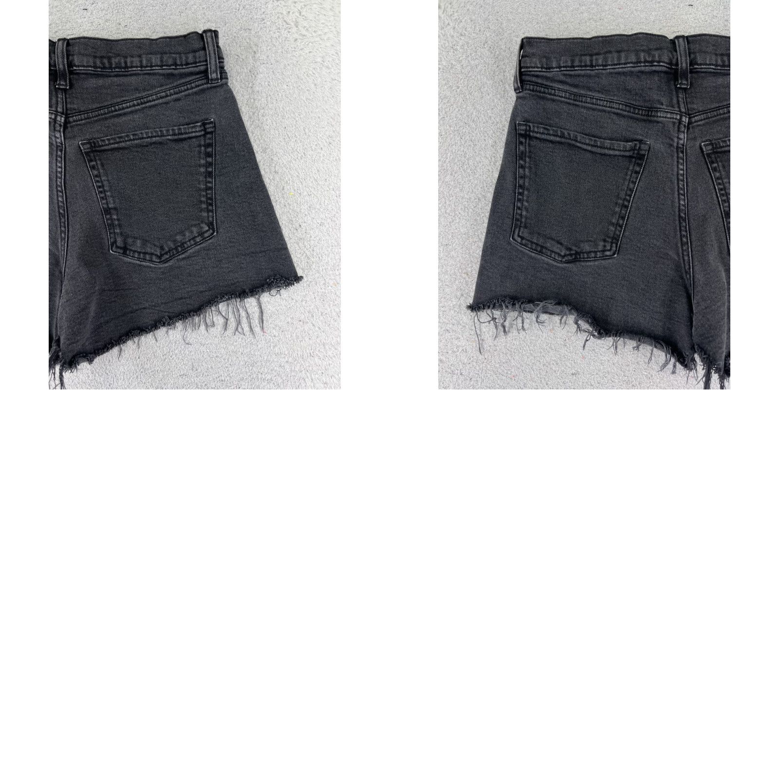 Old Navy Old Navy Shorts Black Denim Button 8 27x2 2.0 Inseam Cutoff A Line Ski Hi Flat Front Cotton Blend Zip 8 Women’s Style Casual Denim Shorts Size 30" / US 8 / IT 44 - 10 Thumbnail