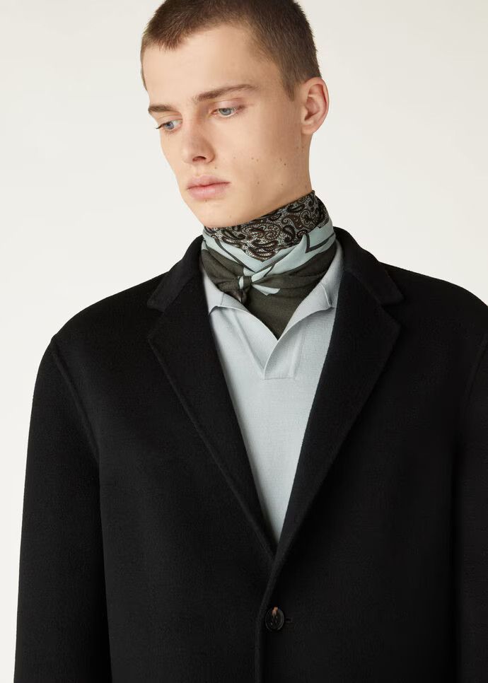 Loro Piana o1w1db10725 FAO5134 Paolo Jacket in Black Size US XL / EU 56 / 4 - 7 Thumbnail