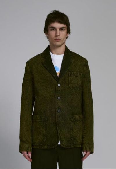Marni o1w1db10125 Jacket in Green Size US L / EU 52-54 / 3 - 1 Thumbnail