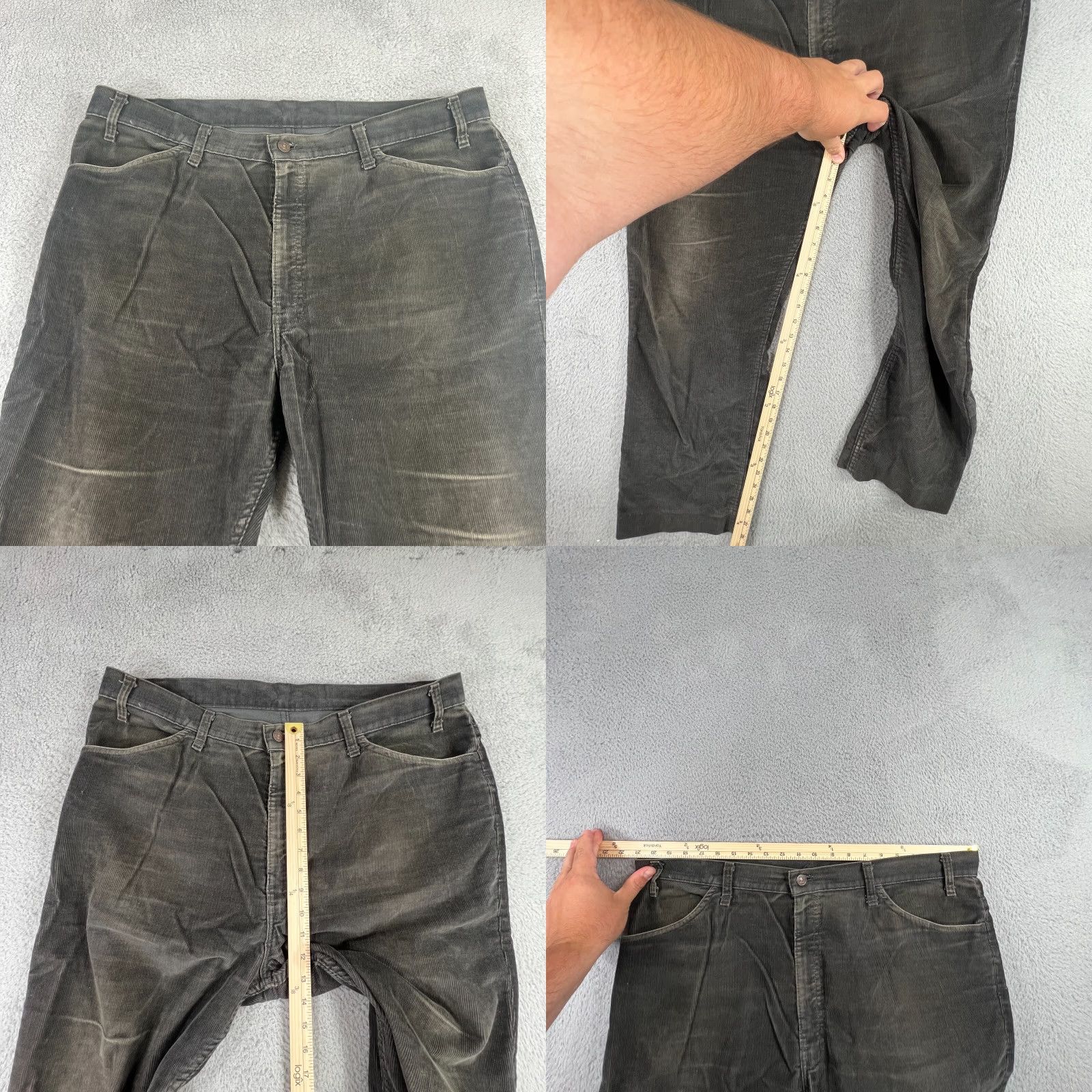 Levi's VINTAGE Levi's Corduroy Pants Mens 42x28 Straight Baggy Brown Made in USA Size US 42 / EU 58 - 8 Thumbnail