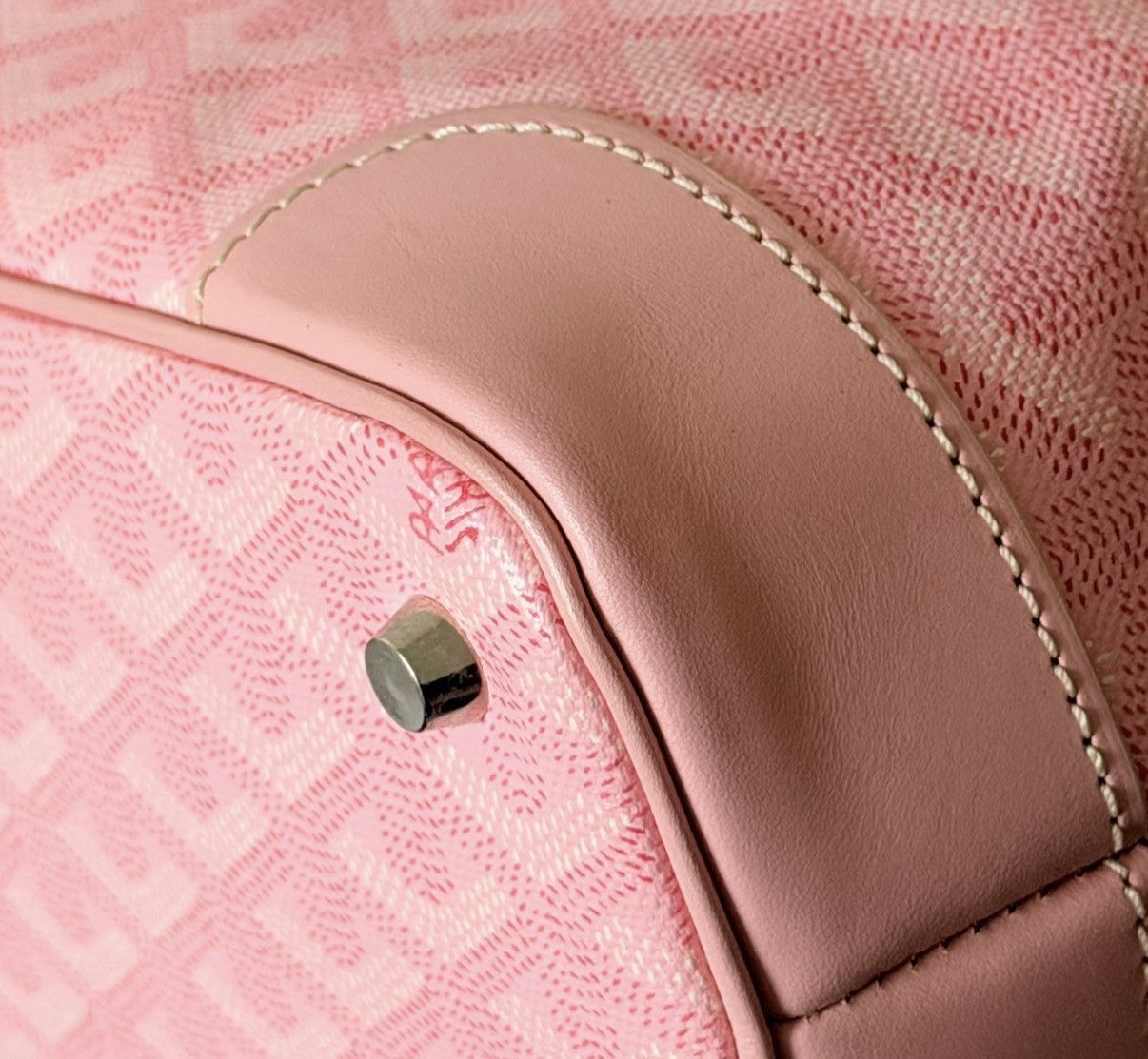 Goyard Goyard Pink Tote Bag Rare Beluga SakuraPearl 2008 Authentic Size ONE SIZE - 10 Thumbnail