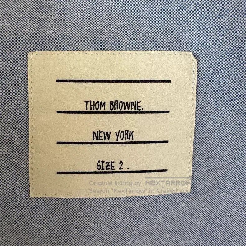 Thom Browne Thom Browne Classic Blue Oxford Shirt Size US M / EU 48-50 / 2 - 6 Thumbnail