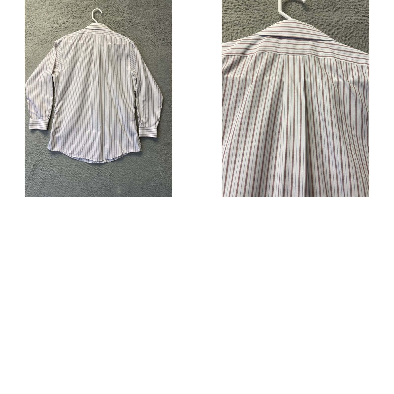 Brooks Brothers VINTAGE Brooks Brothers Shirt Mens 16 Long Sleeve Collared Button-up Classic Striped Cotton Red Bric 90s Mens Size US L / EU 52-54 / 3 - 8 Thumbnail