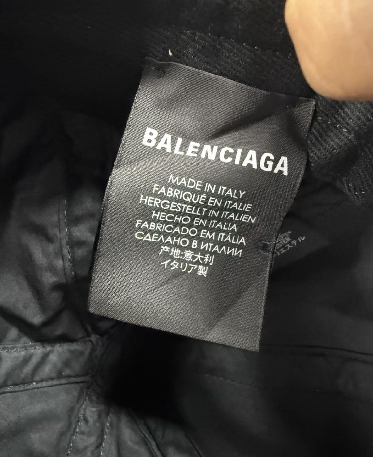 Balenciaga Balenciaga Mastercard Baseball Cap in Black Size ONE SIZE - 4 Thumbnail