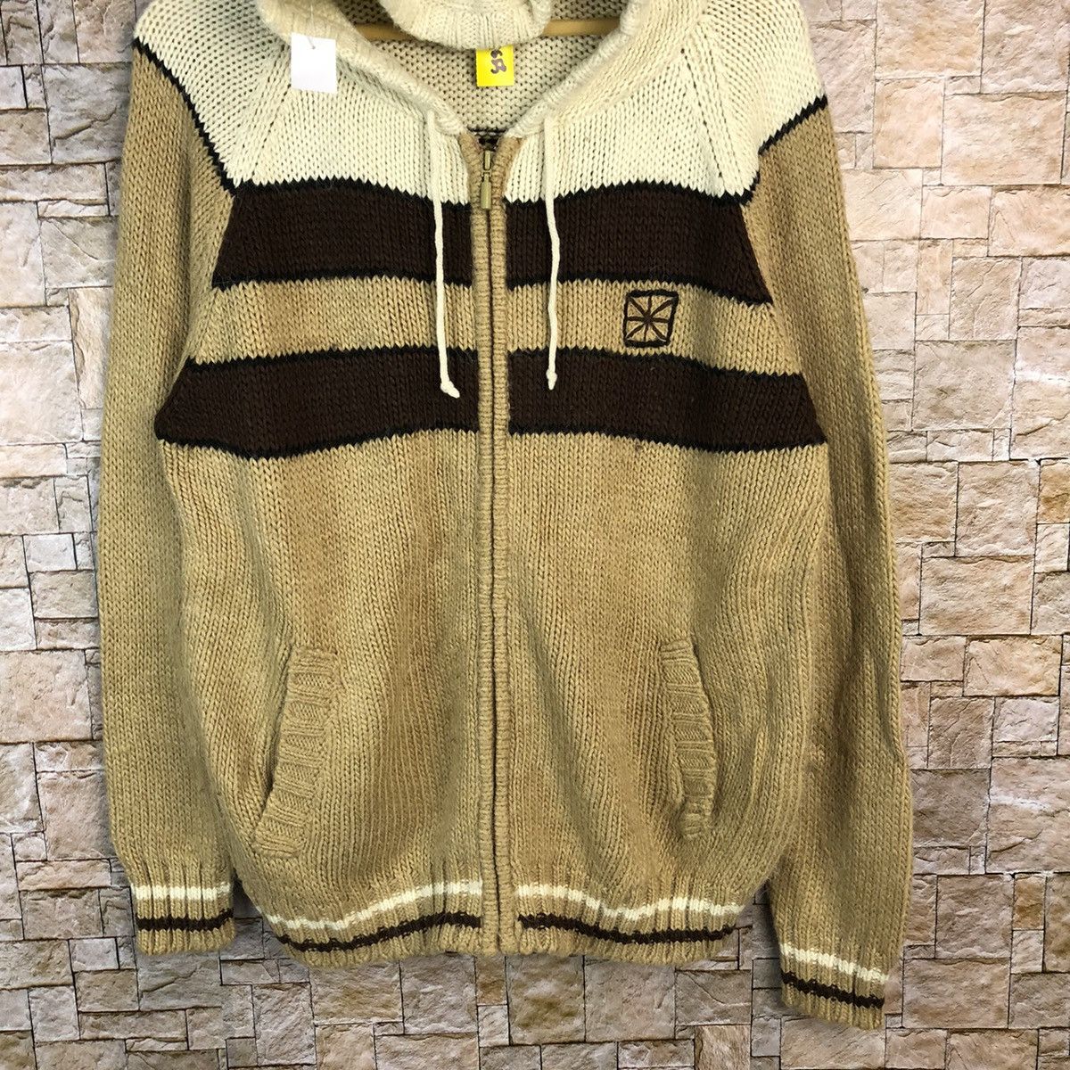 Homespun Knitwear × Japanese Brand Pendora Brown Hoodie Knitwear sweater #A653 Size US M / EU 48-50 / 2 - 4 Thumbnail