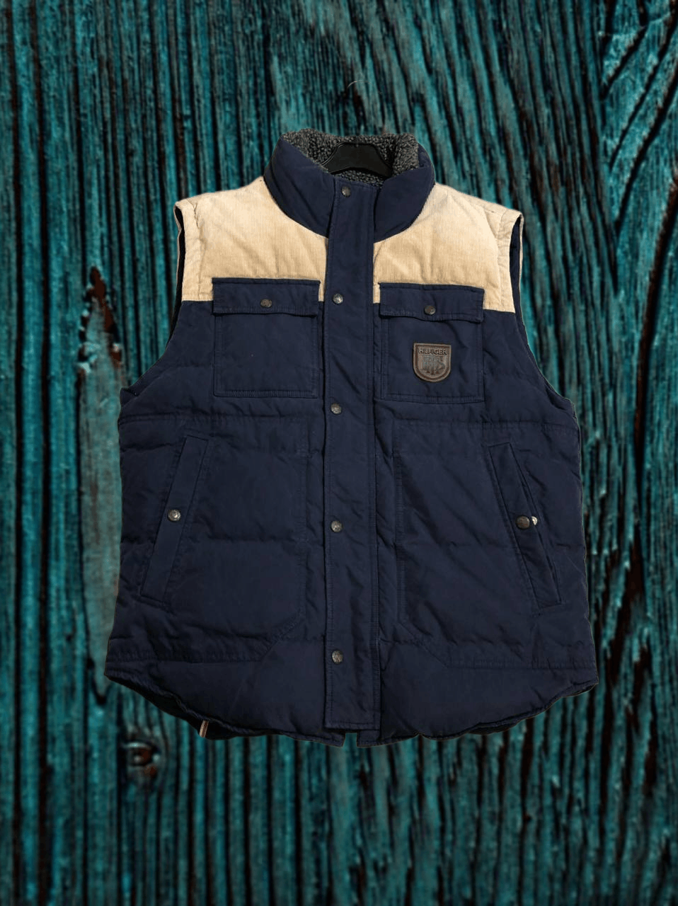 Tommy Hilfiger Tommy Hilfiger Vest Blue Windbreaker Size US L / EU 52-54 / 3 - 1 Thumbnail