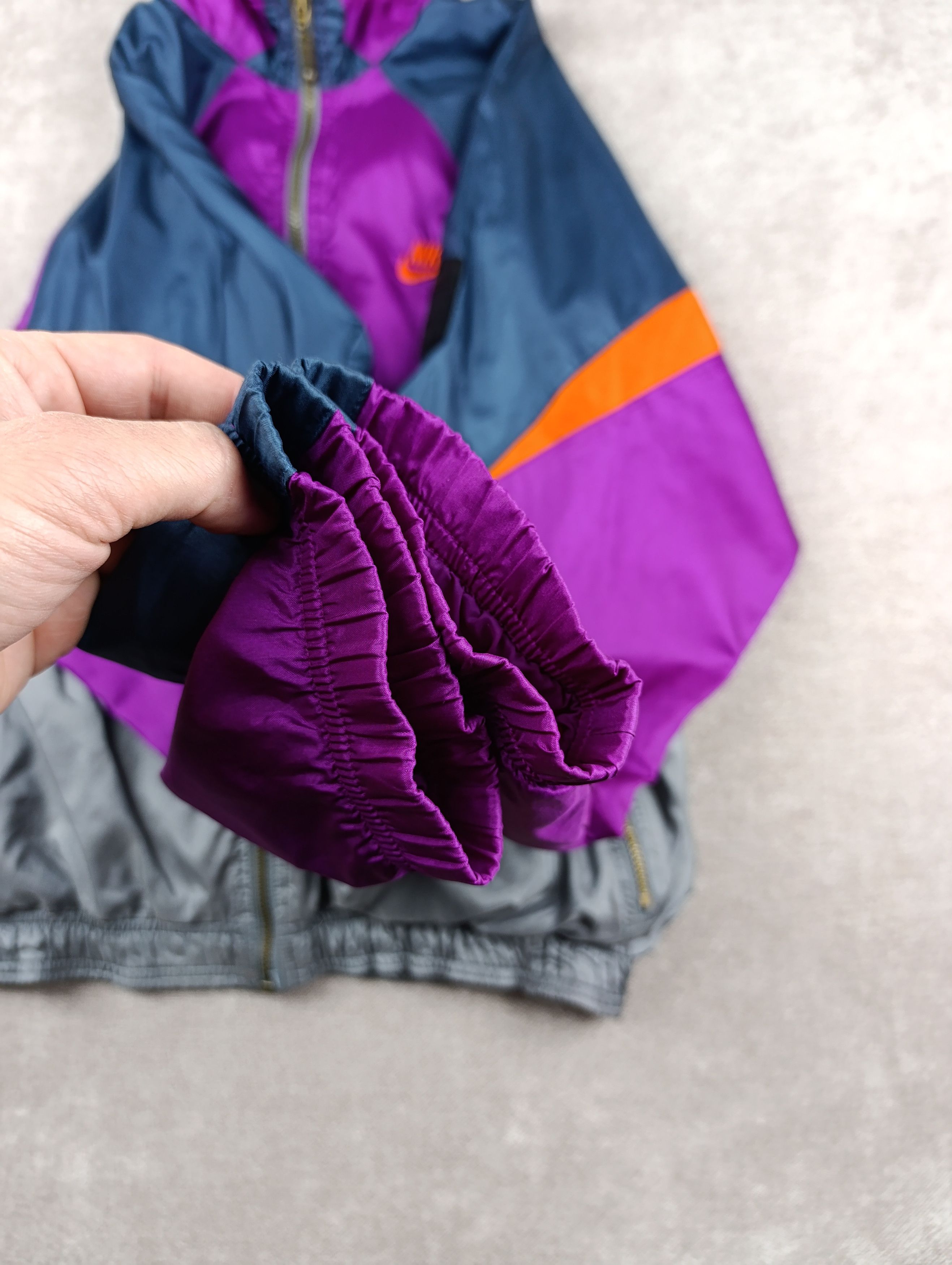 Nike Nike Premier 90s Nylon Jacket Vintage Colourful Windbreaker Size US S / EU 44-46 / 1 - 4 Thumbnail