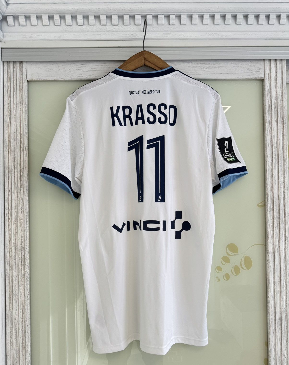 Adidas Krasso #11 Paris FC 2024-2025 Away Soccer Jersey Shirt Kit Size US L / EU 52-54 / 3 - 1 Thumbnail