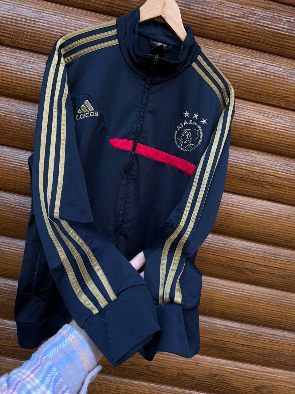 Adidas Vintage Adidas Ajax Amsterdam Football Jacket Soccer Size XL Size US XL / EU 56 / 4 - 4 Thumbnail