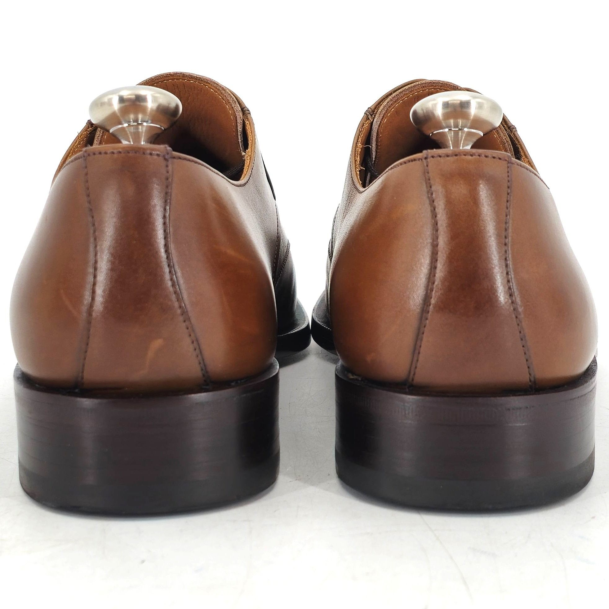 Magnanni Magnanni Spain Dress Shoes Men's 8M Brown Leather Apron-toe Size US 8 / EU 41 - 7 Thumbnail