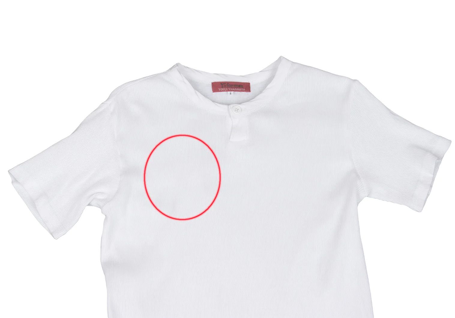 Jean Paul Gaultier Cotton Rib T-Shirt with Hem Detail in White Size US S / EU 44-46 / 1 - 2 Thumbnail