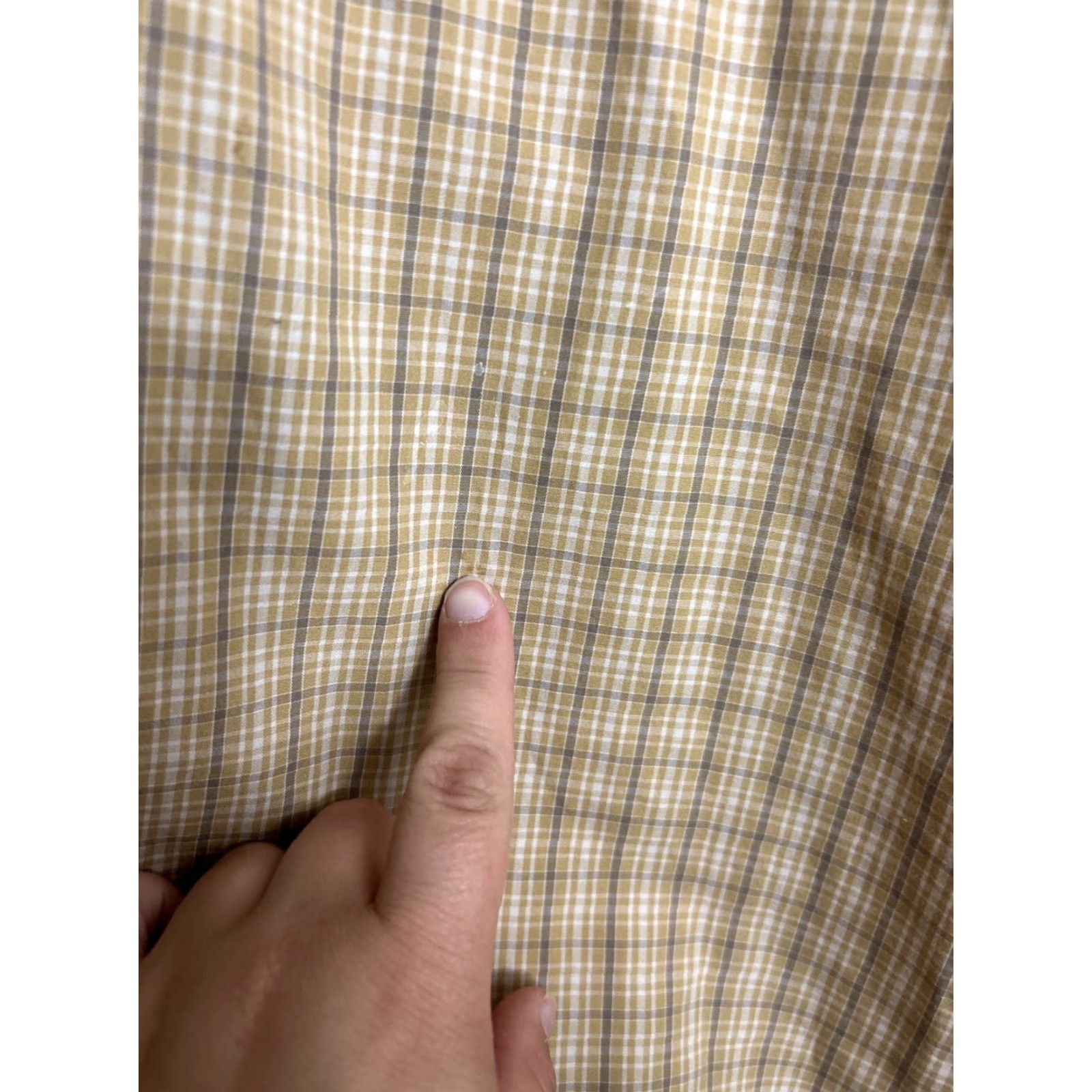 Eddie Bauer Eddie Bauer Shirt Men 3XL Plaid Short Sleeve 100% Cotton Work Casual Beige Size US XXL / EU 58 / 5 - 7 Thumbnail