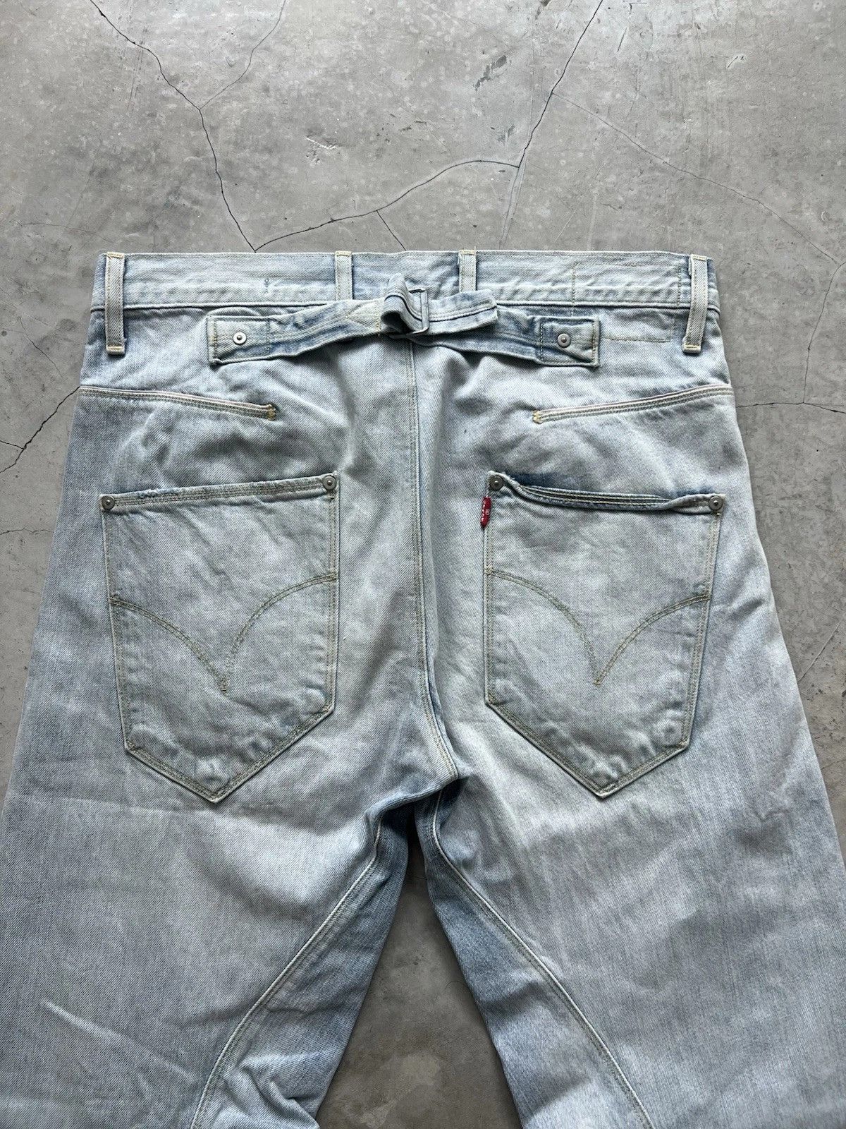 Levi's Levis Engineered Jeans Buckleback Tag W31 Actual 33x33 Size US 31 - 5 Thumbnail