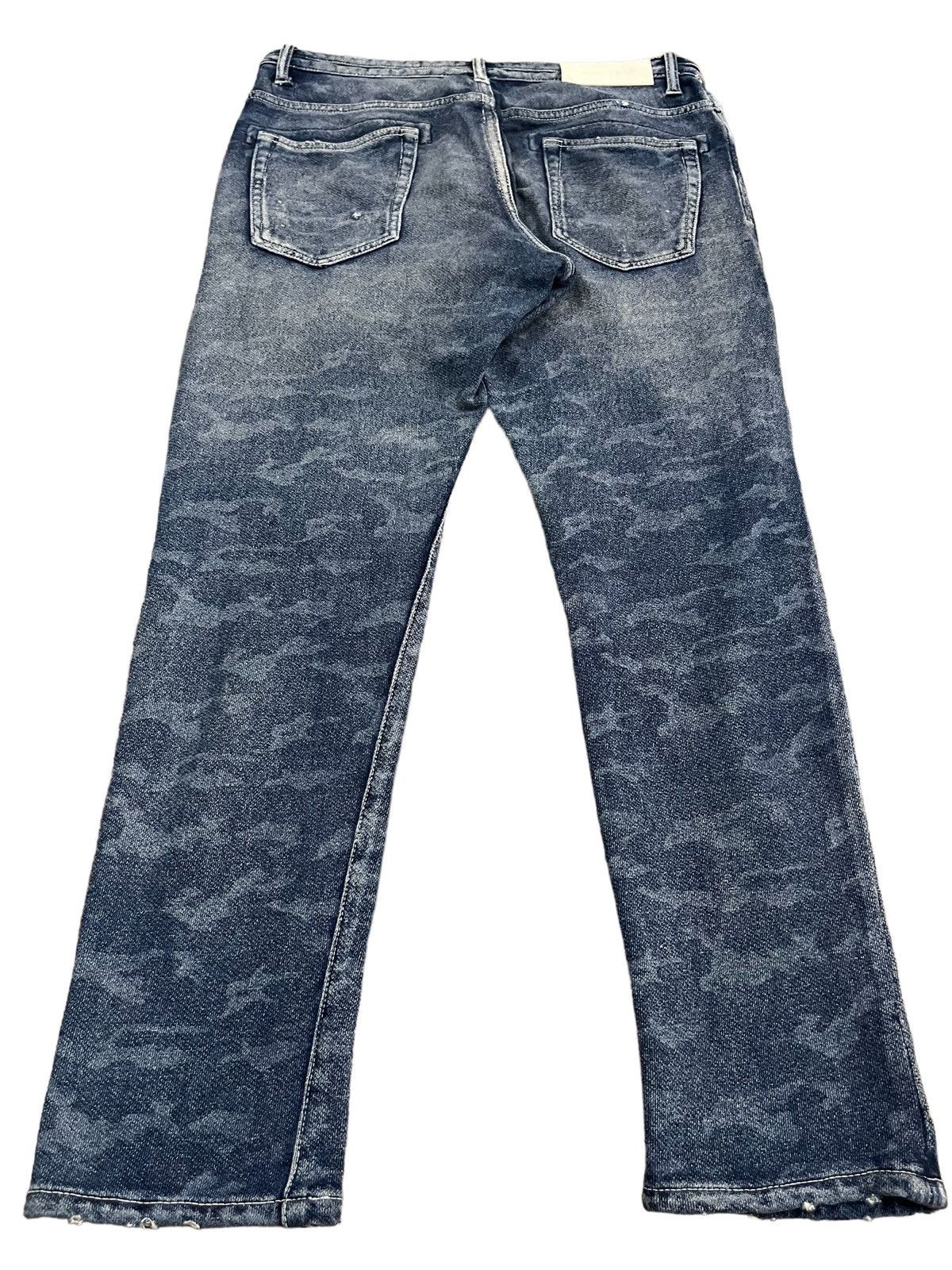 5351 POUR LES HOMMES 5351 Pour Les Homme Acid Wash Embosed Printed Distress Pants Size US 32 / EU 48 - 3 Thumbnail