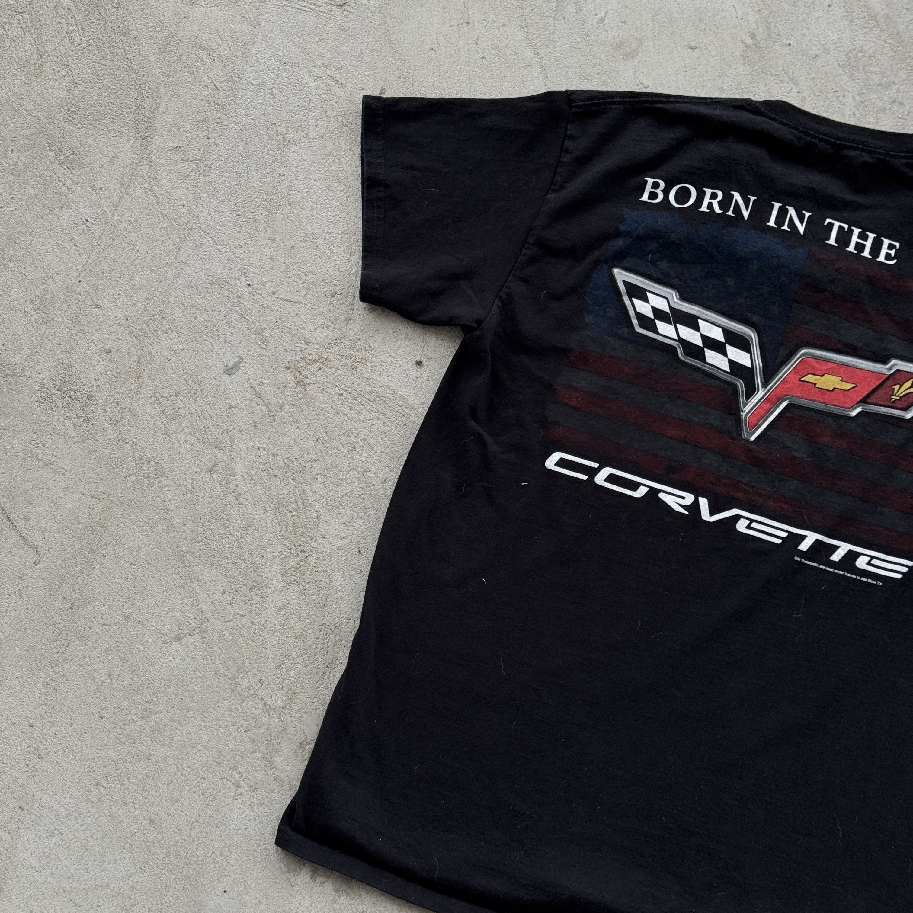 Chevrolet Vintage Chevrolet Corvette C6 Graphic T-Shirt Born In USA Size US M / EU 48-50 / 2 - 7 Thumbnail