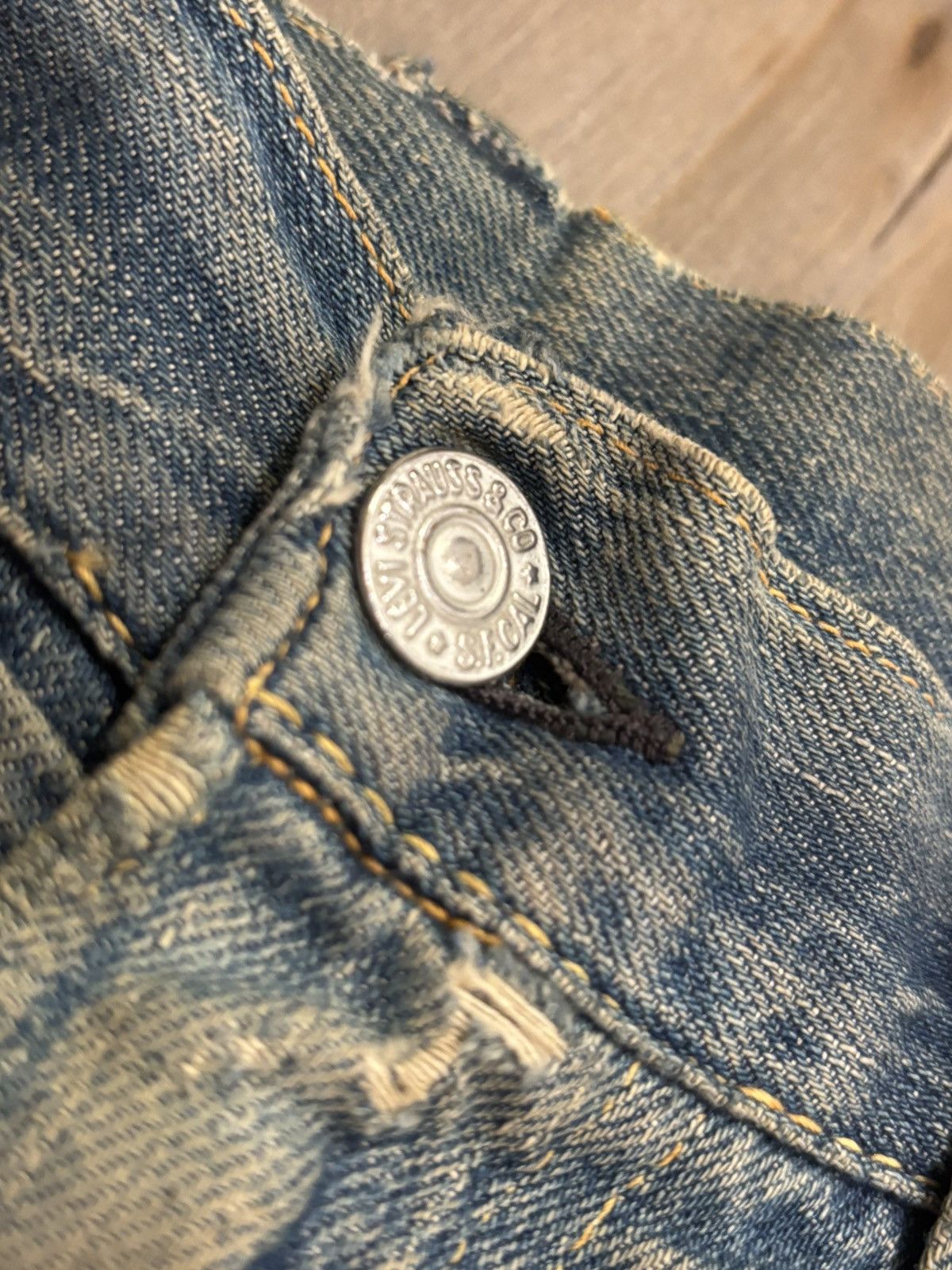 Levi's True Vintage 1950s Levis 701s Size 31" - 4 Thumbnail