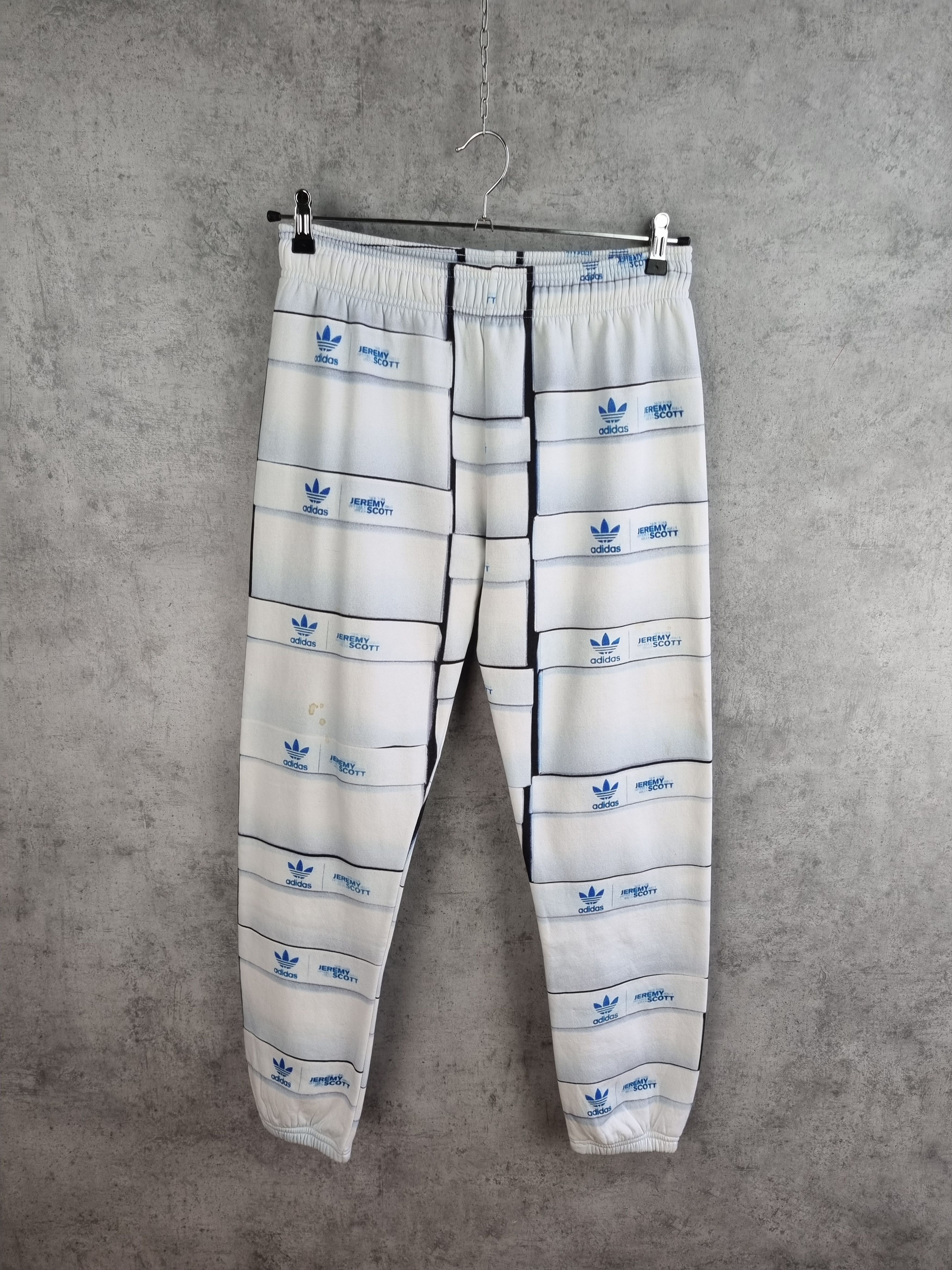 Adidas × Jeremy Scott Jeremy Scott Adidas Monogram Joggers Size US 31 - 6 Thumbnail