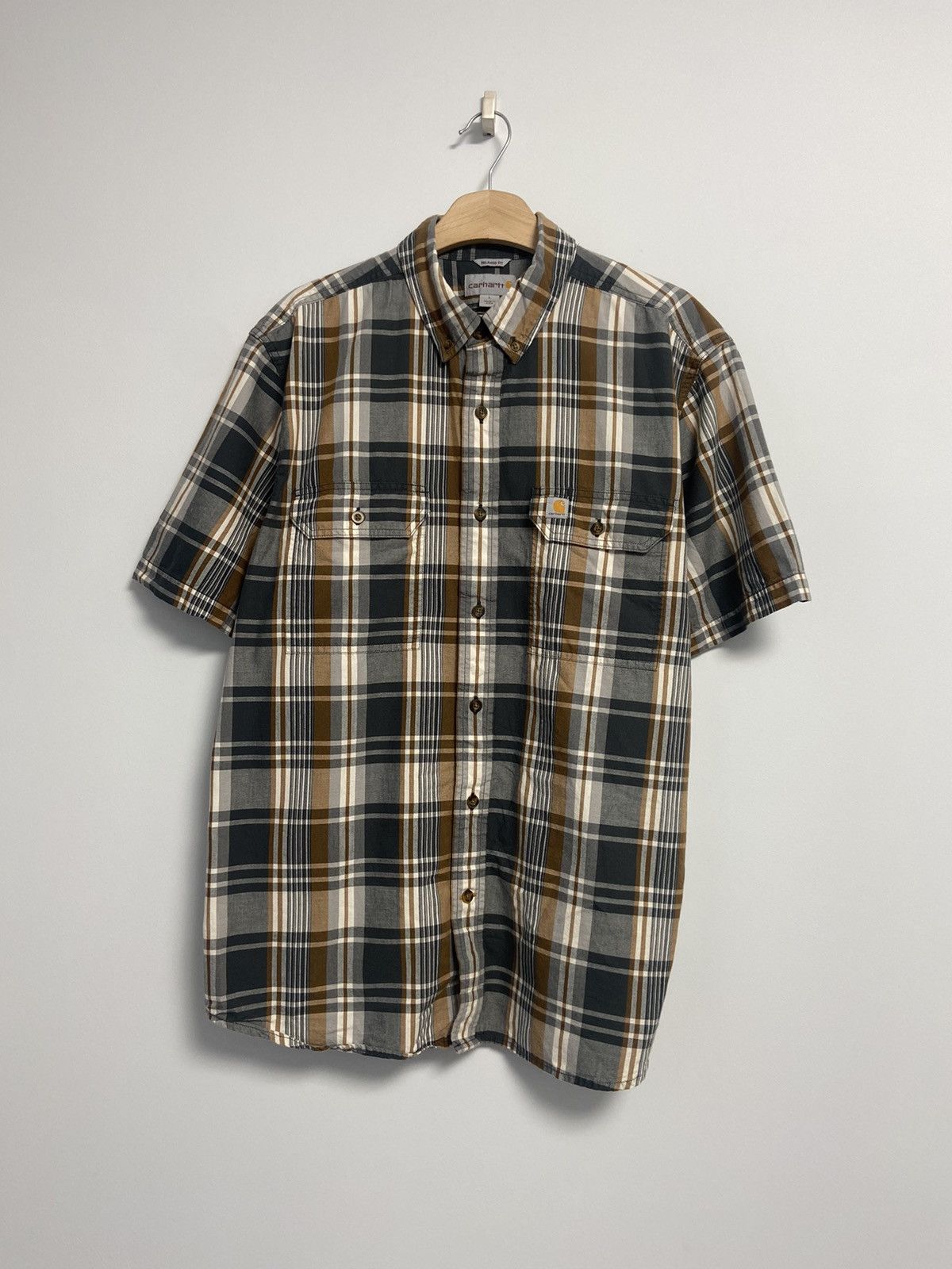 Carhartt Carhartt Vintage Button Up Shirt Size US L / EU 52-54 / 3 - 1 Thumbnail