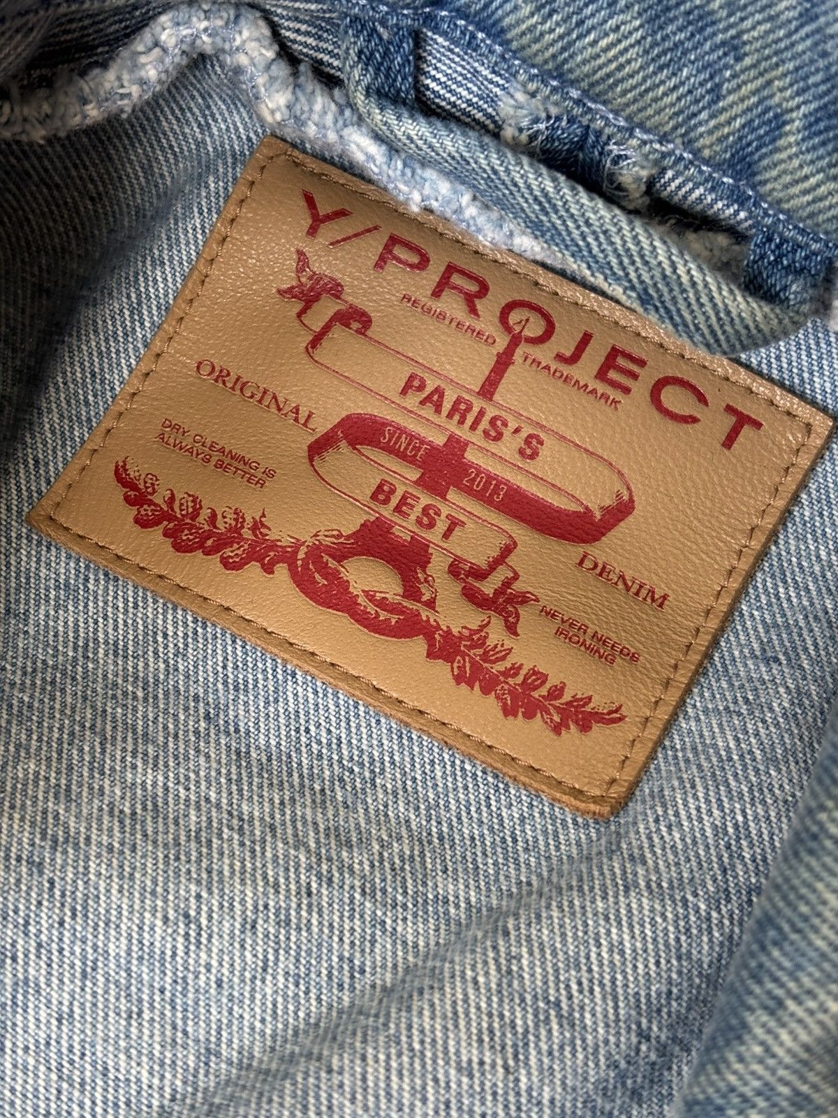 Y/Project ⚡️QUICK SALE⚡️ Y/project blue Denim Jacket Yohan Serfaty small Size US S / EU 44-46 / 1 - 9 Thumbnail