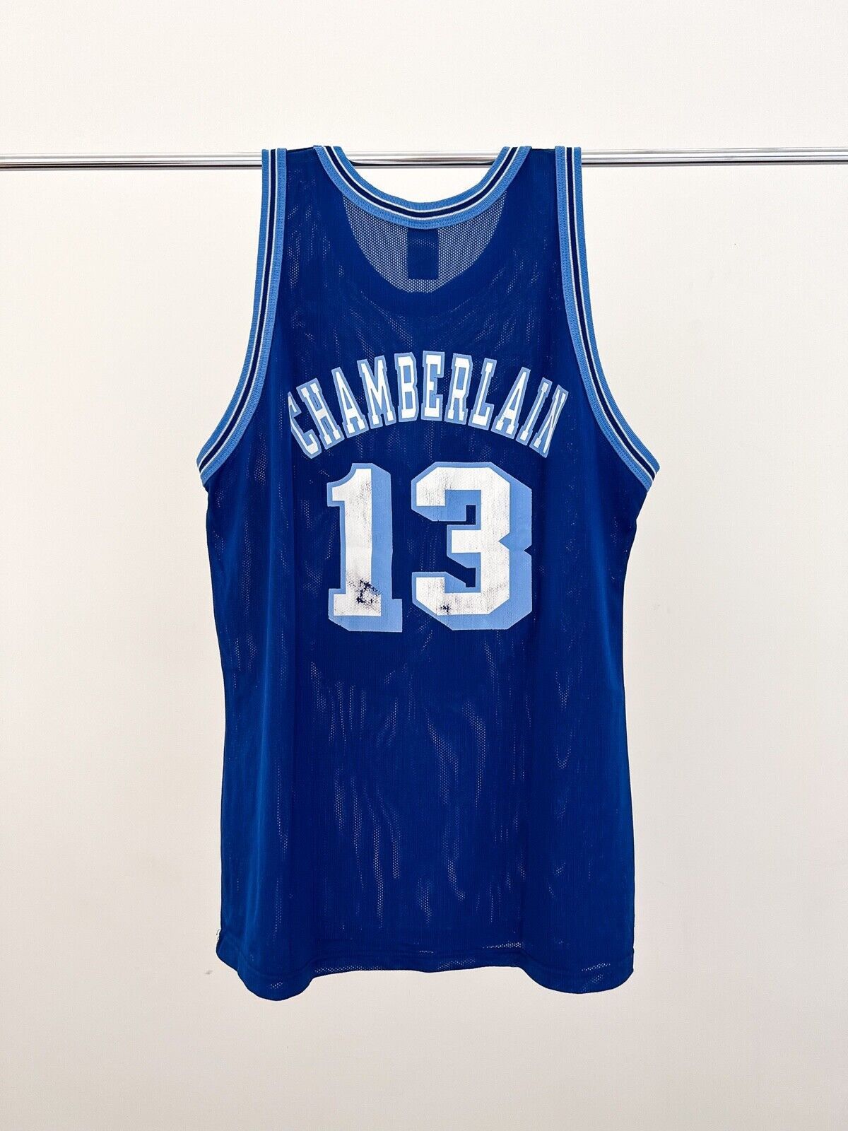 Champion Wilt Chamberlain - LA Lakers - Blue Script Champion Jersey Size US XL / EU 56 / 4 - 2 Thumbnail