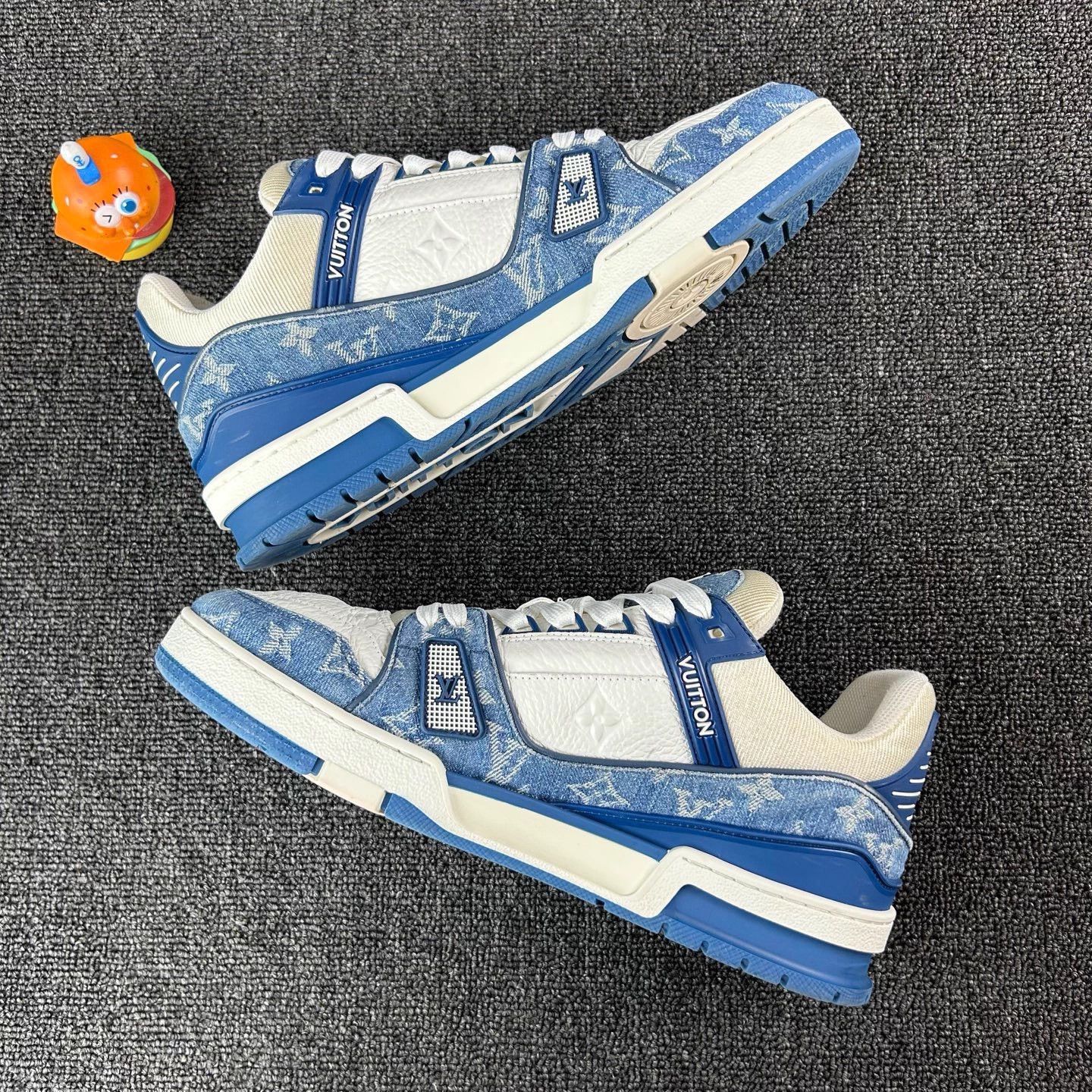 Louis Vuitton Louis Vuitton blue denim Trainer 42 Size US 9 / EU 42 - 3 Thumbnail