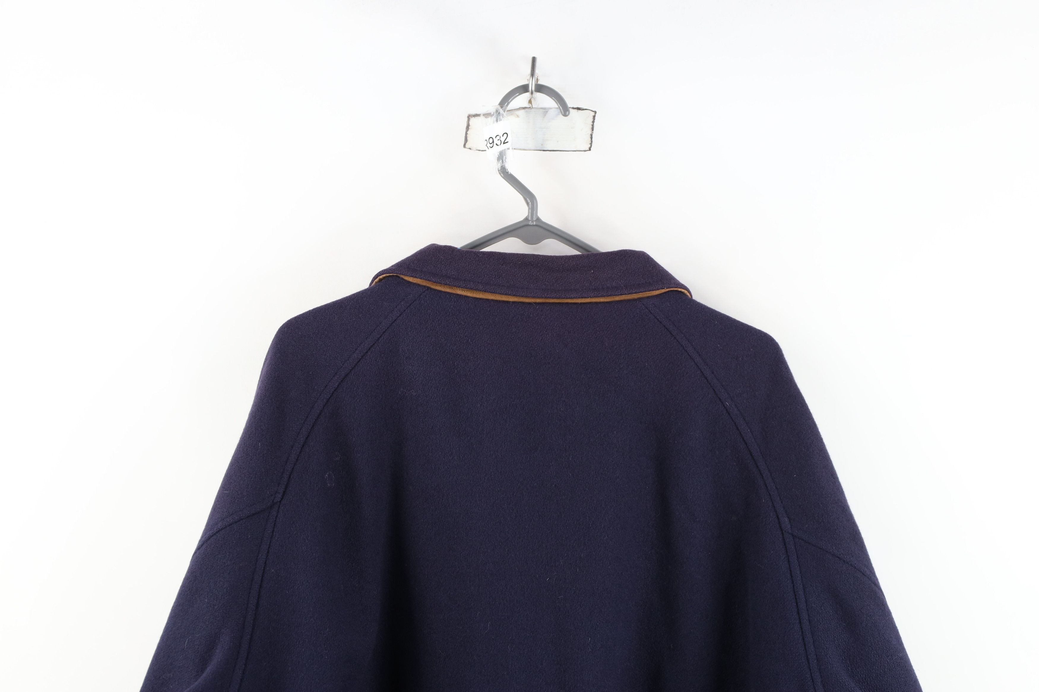 Woolrich Woolen Mills Vintage 90s Woolrich Full Zip Bomber Jacket Navy Blue USA Size US XL / EU 56 / 4 - 14 Thumbnail