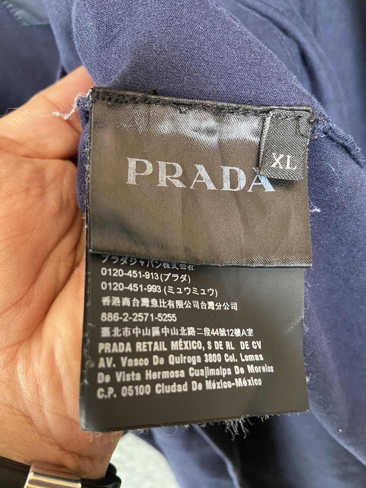 Prada Prada t shirt long Sleeve Size US L / EU 52-54 / 3 - 7 Thumbnail