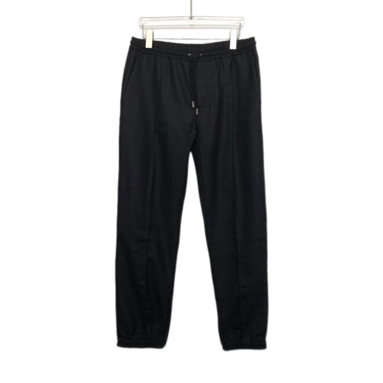 Dior Dior Solid Color Drawstring Straight Casual Pants K26WX Size US 34 / EU 50 - 1 Thumbnail