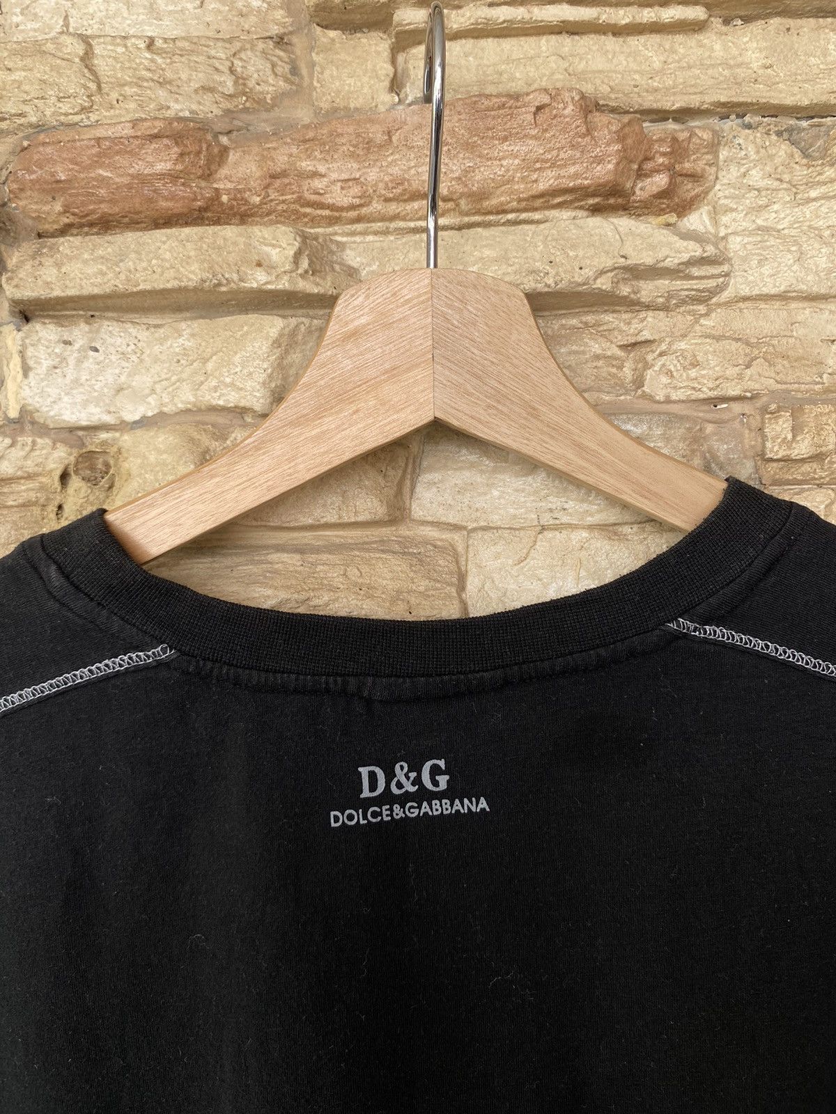 Dolce & Gabbana Rare Vintage Dolce & Gabbana Sidetape Tees designer Size US M / EU 48-50 / 2 - 10 Thumbnail